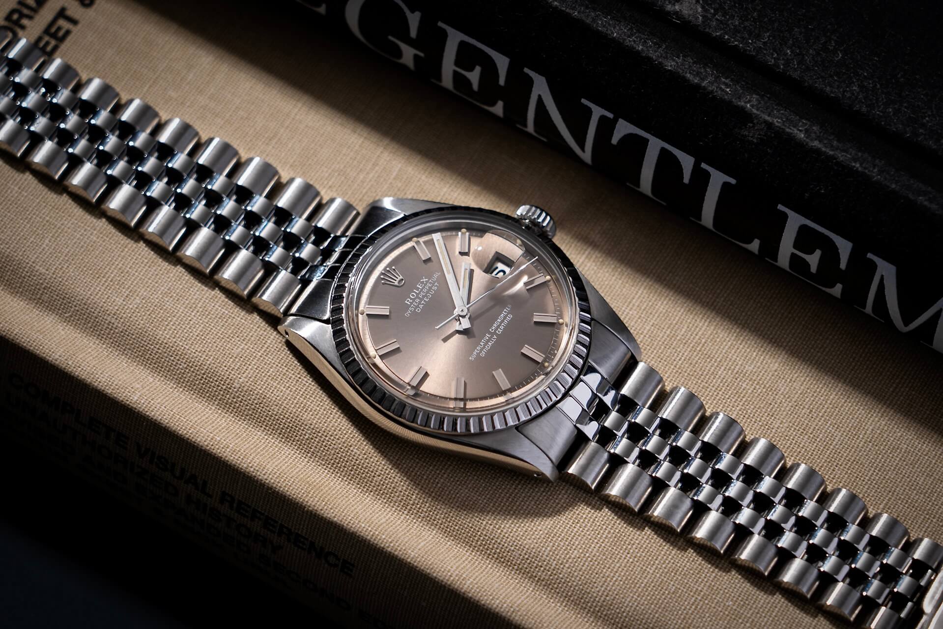 Rolex Datejust 1603 'Taupe Wide Boy Sigma'