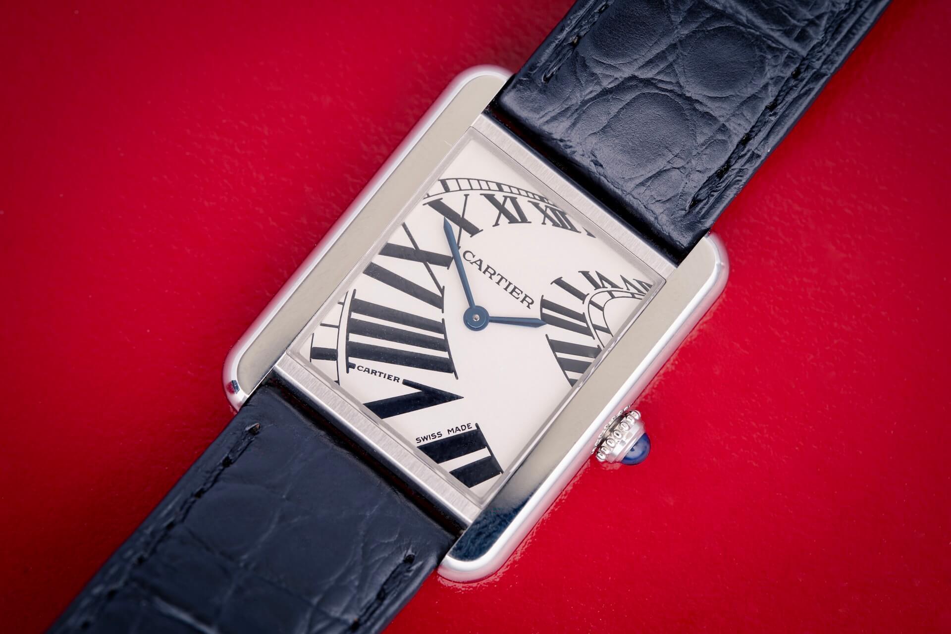 Cartier Tank Solo 3170 'Piano Dial' – WATCHWORKS