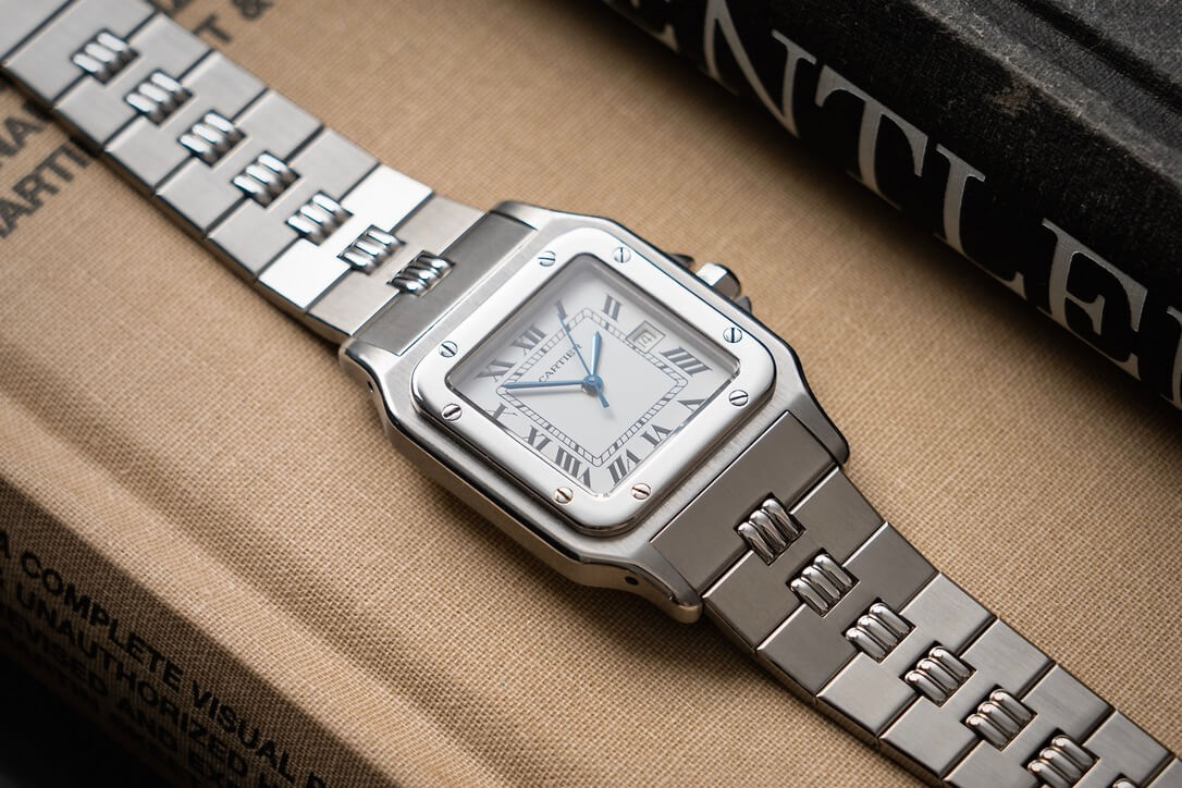 Cartier Santos Carée 2960 ‘Godron’