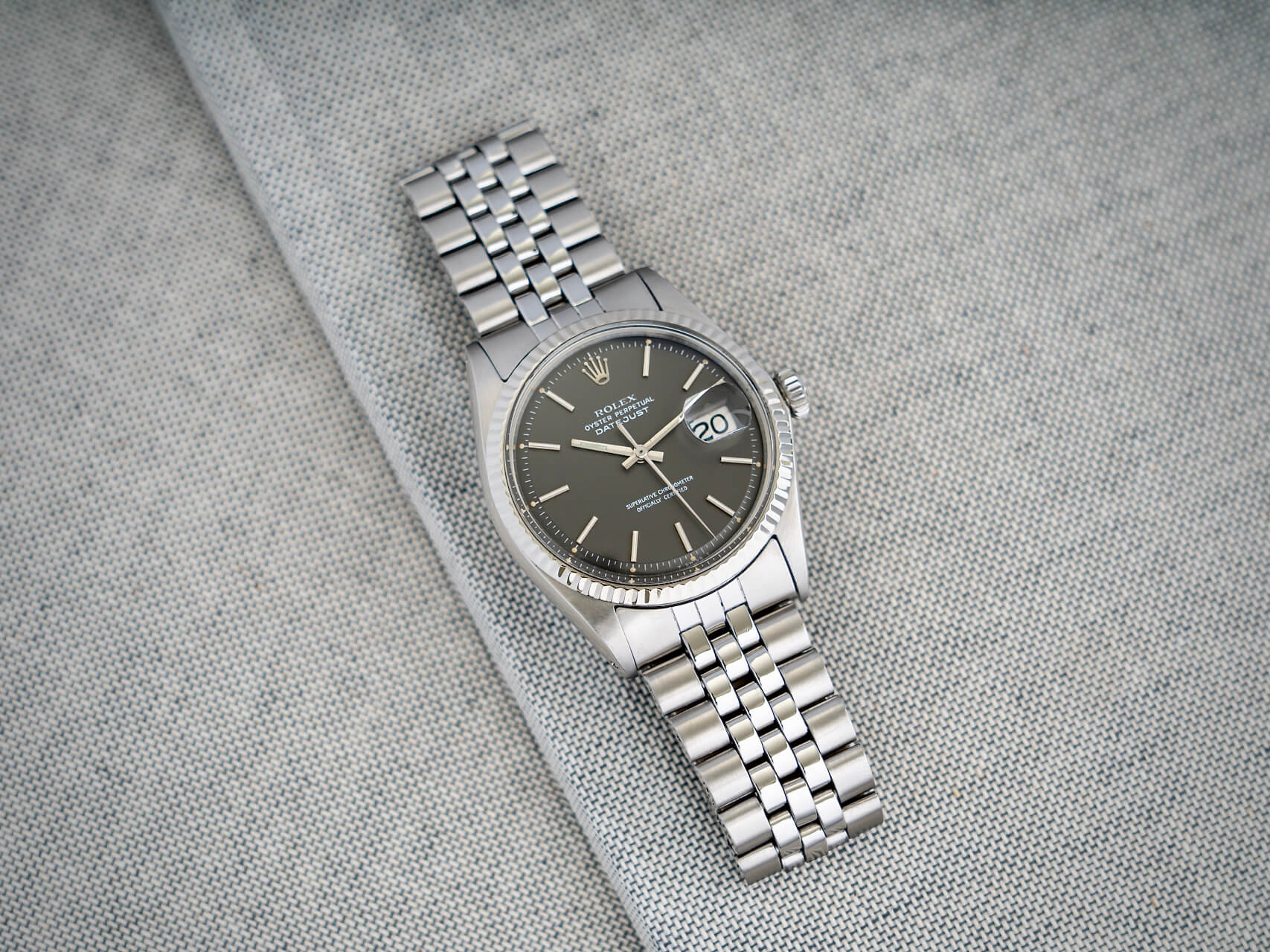 Rolex Datejust 1601 ‘Charcoal Dial'