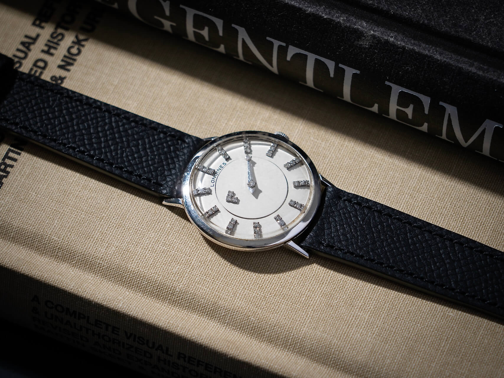 Longines Mystery Dial 14k White Gold