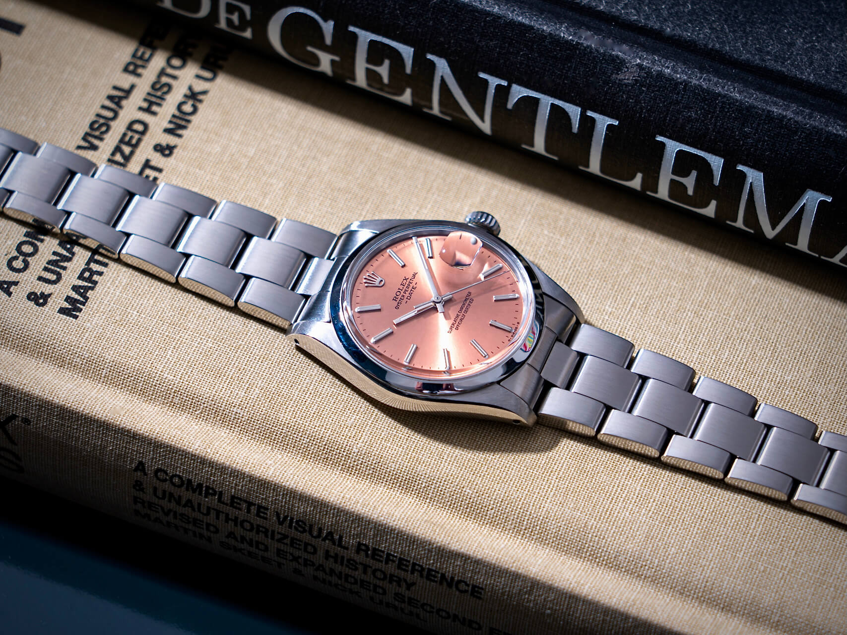 Rolex Oyster Perpetual Date 'Salmon dial'