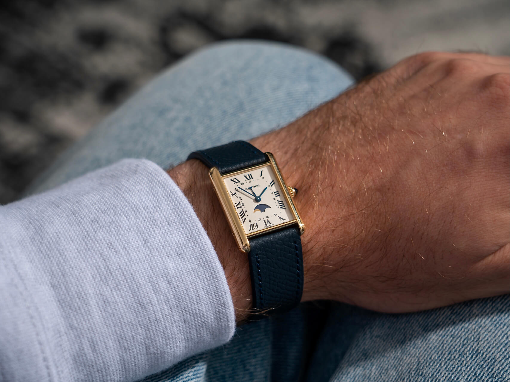 Louis Cartier Tank 'Phase de Lune'
