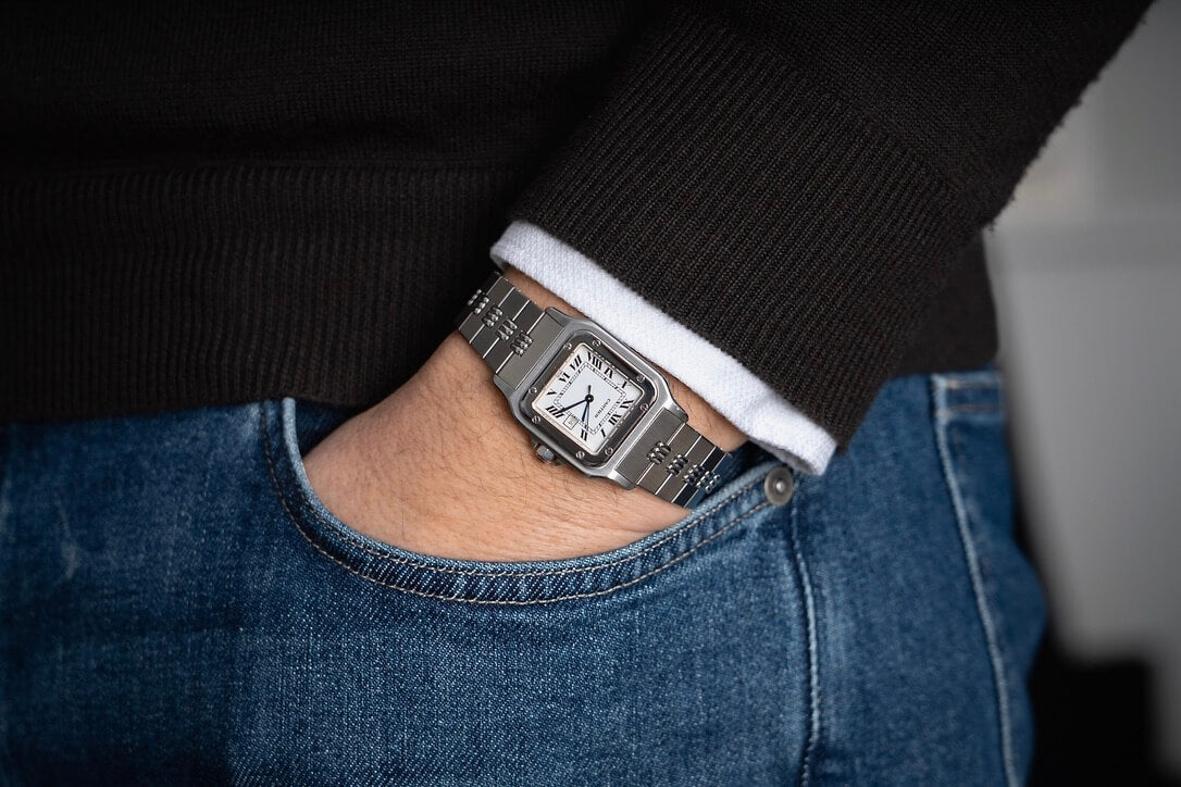 Cartier Santos Carée 2960 ‘Godron’