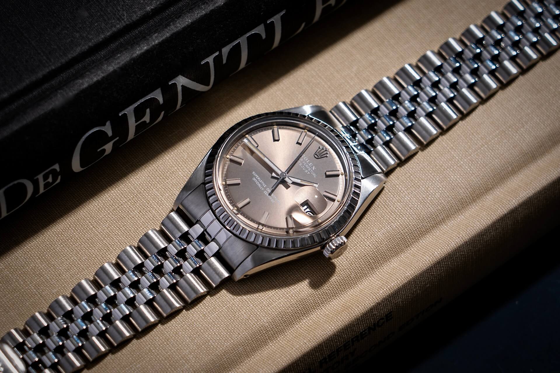 Rolex Datejust 1603 'Taupe Wide Boy Sigma'