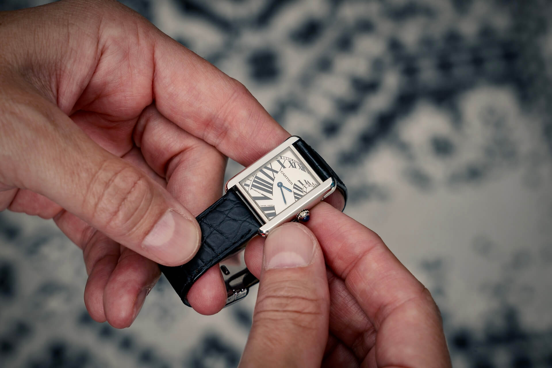 Cartier Tank Solo 3170 'Piano Dial'