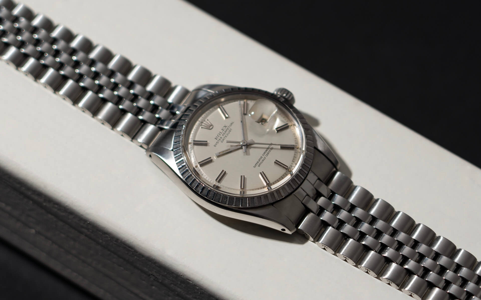 ROLEX DATEJUST 1603 ‘VERTICAL BRUSHED’ SIGMA DIAL