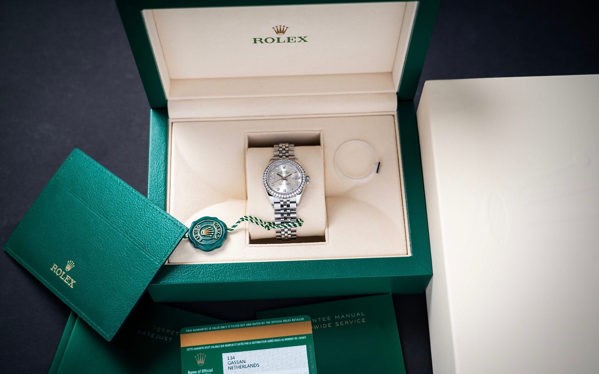 ROLEX  LADY-DATEJUST REF. 279384RBR B&P