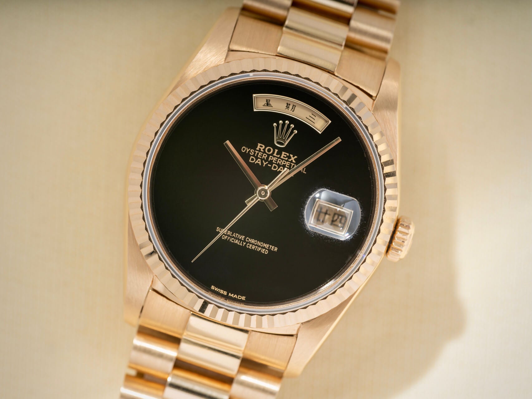 Rolex Day-Date 18038 'Onyx'