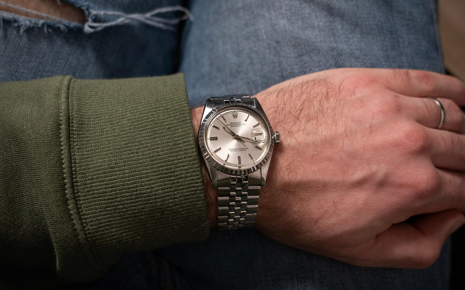 ROLEX DATEJUST 1603 SIGMA DIAL