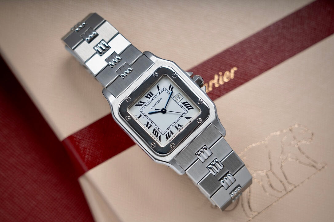 Cartier Santos Carée 2960 ‘Godron’