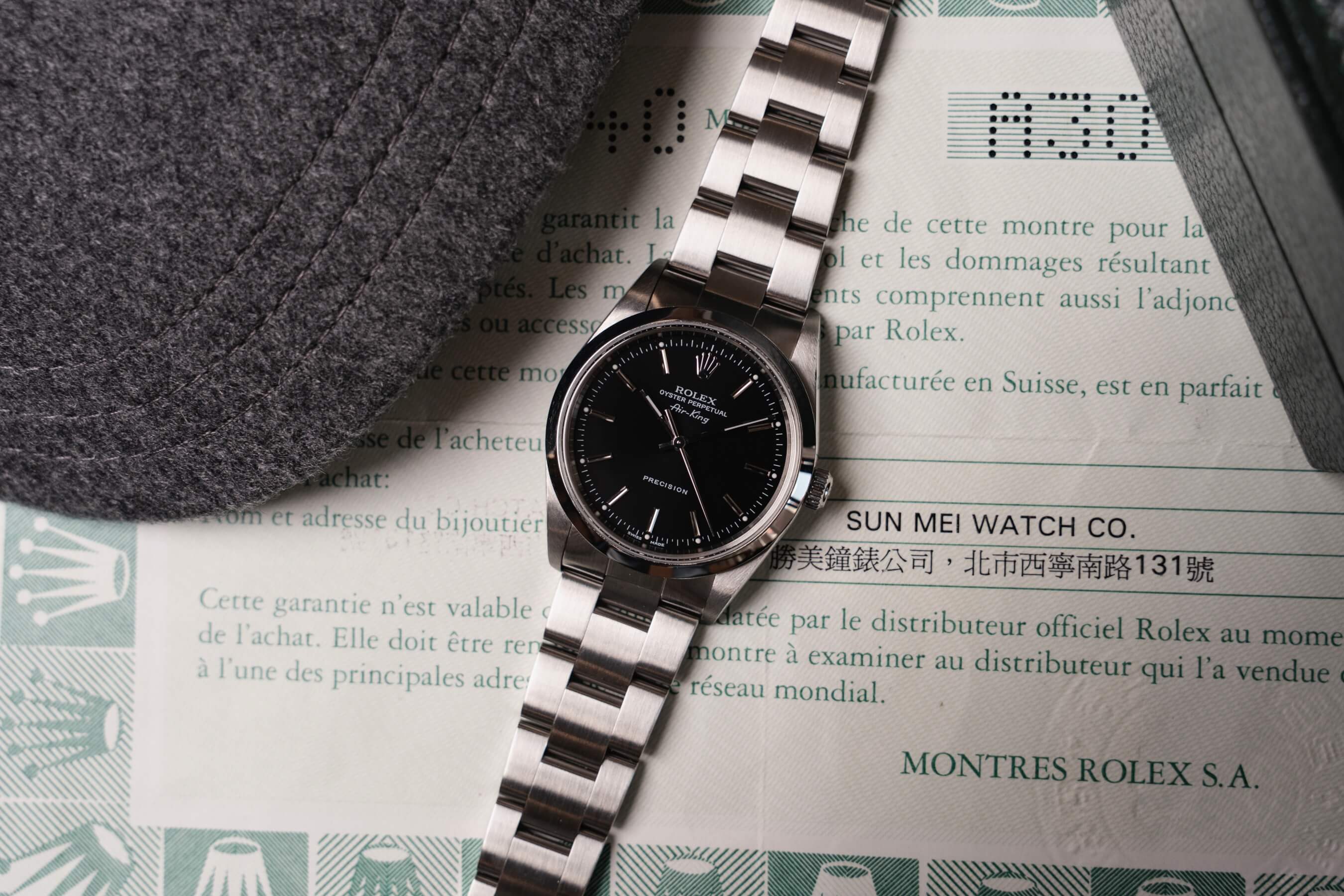 Rolex Air-King 14000 B&P