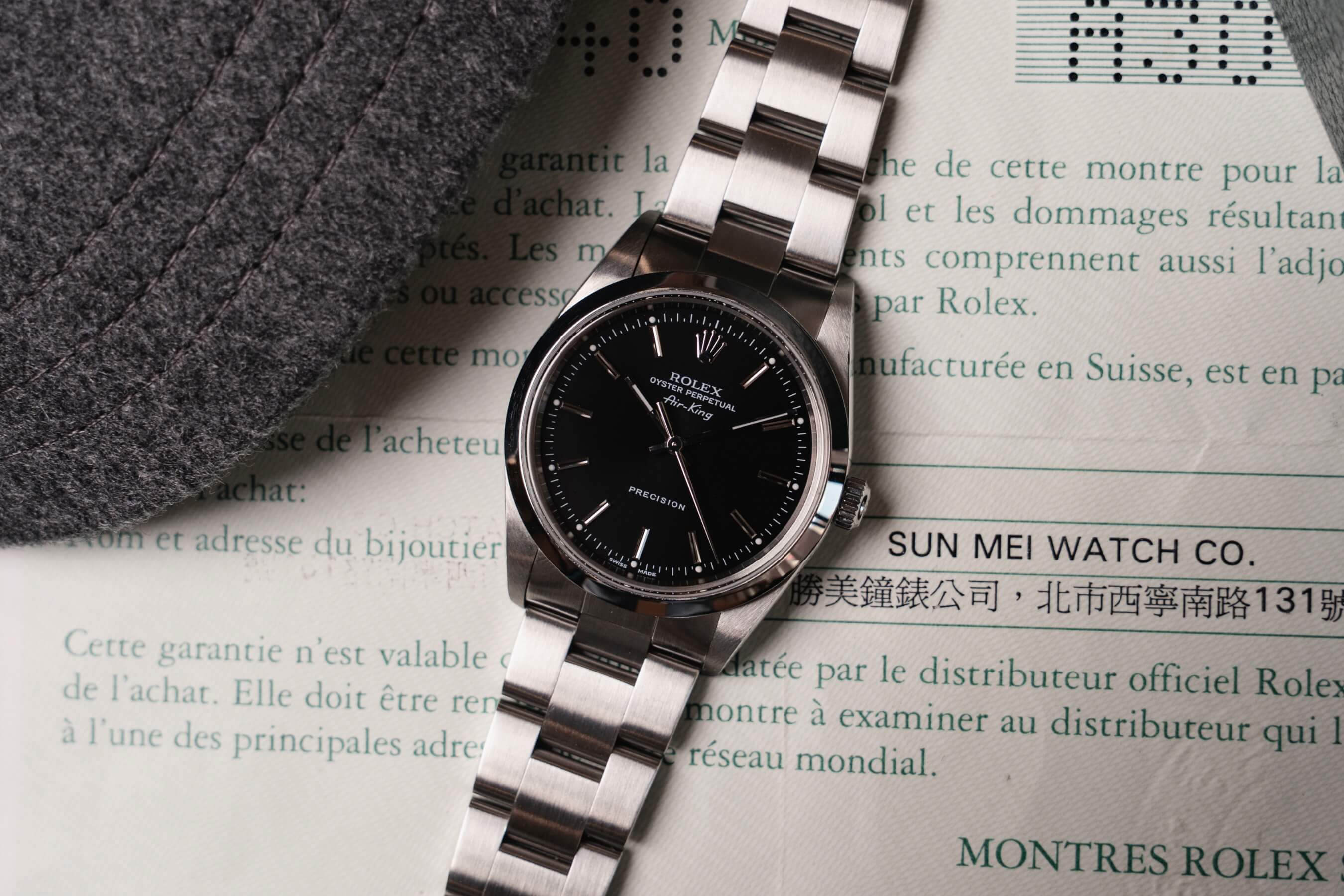 Rolex Air-King 14000 B&P