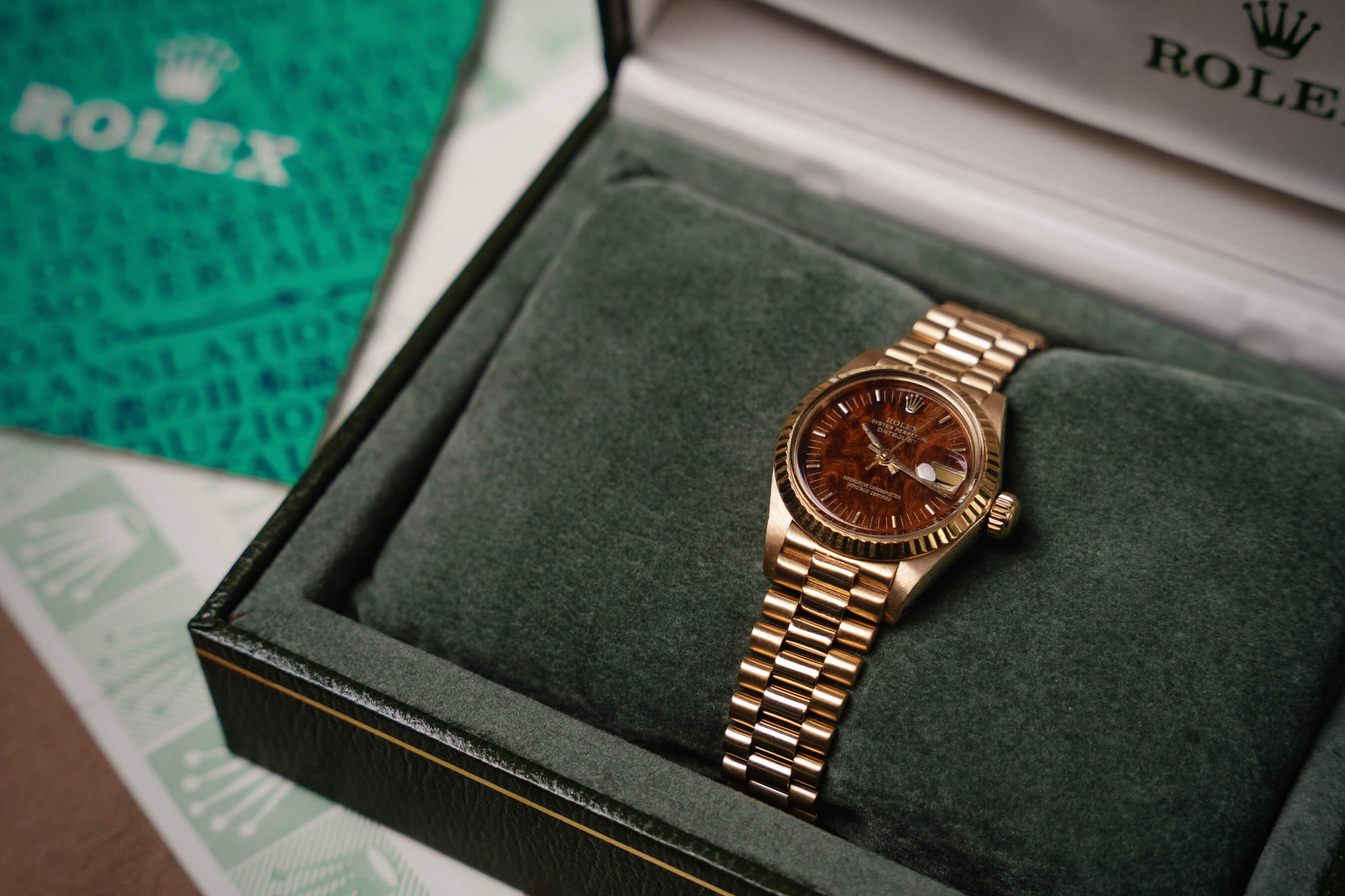 Rolex Lady Datejust 6917 'Birch Wood'