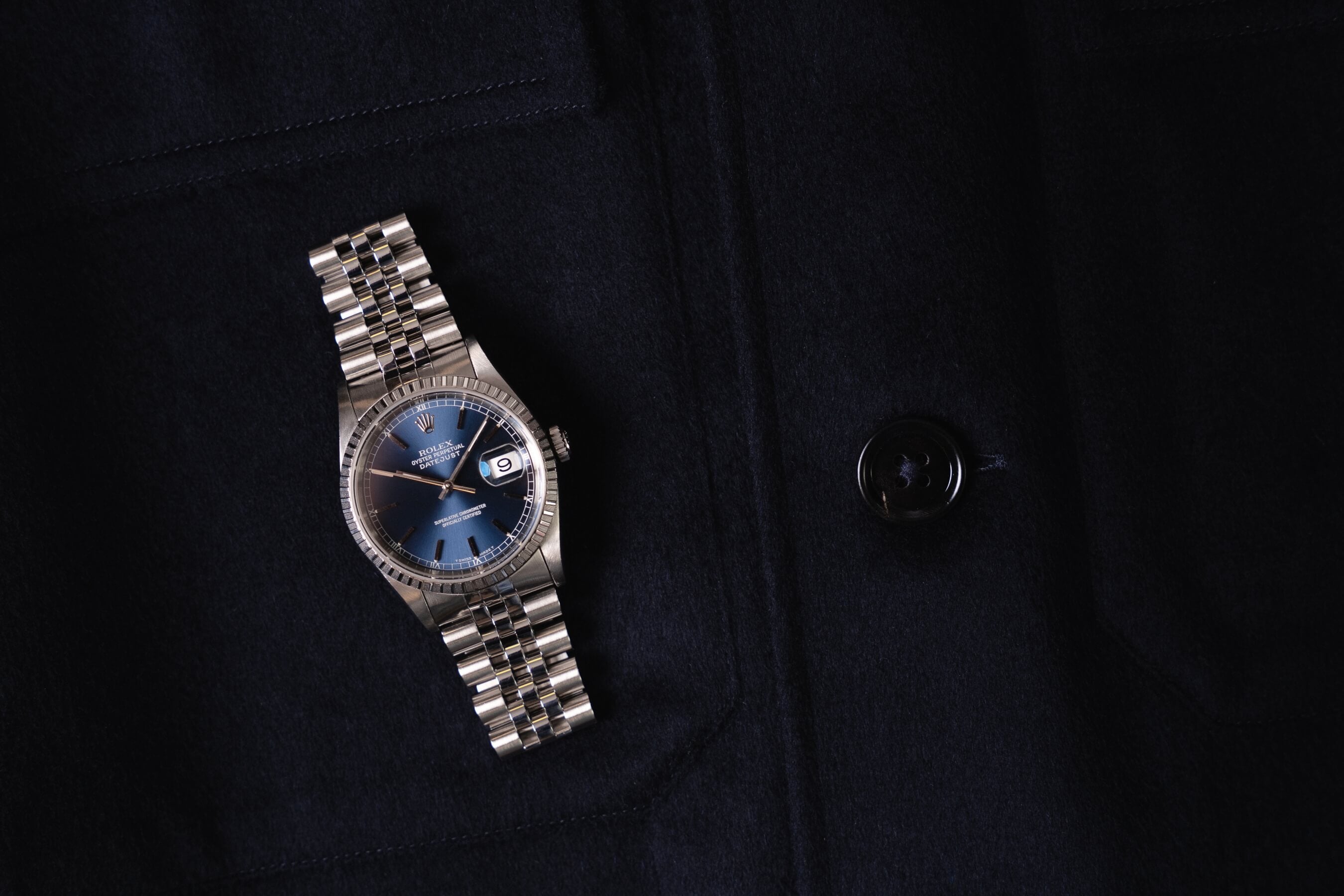 Rolex Datejust 16220 'Blue Sunburst'
