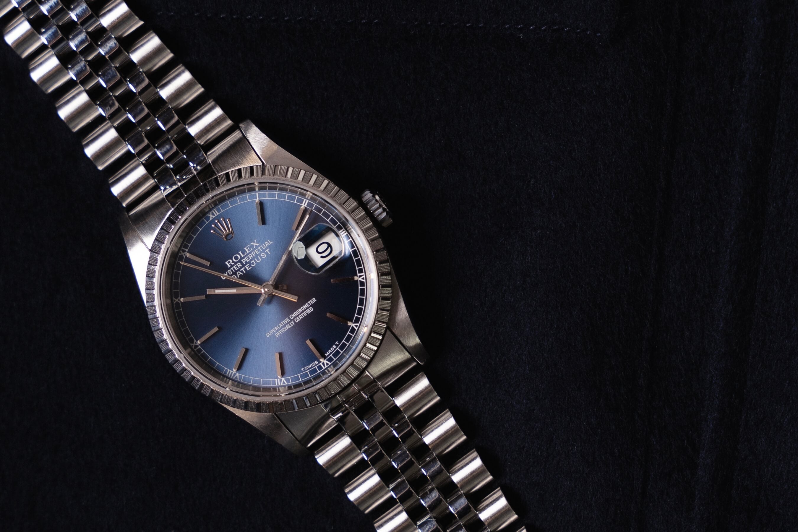 Rolex Datejust 16220 'Blue Sunburst'