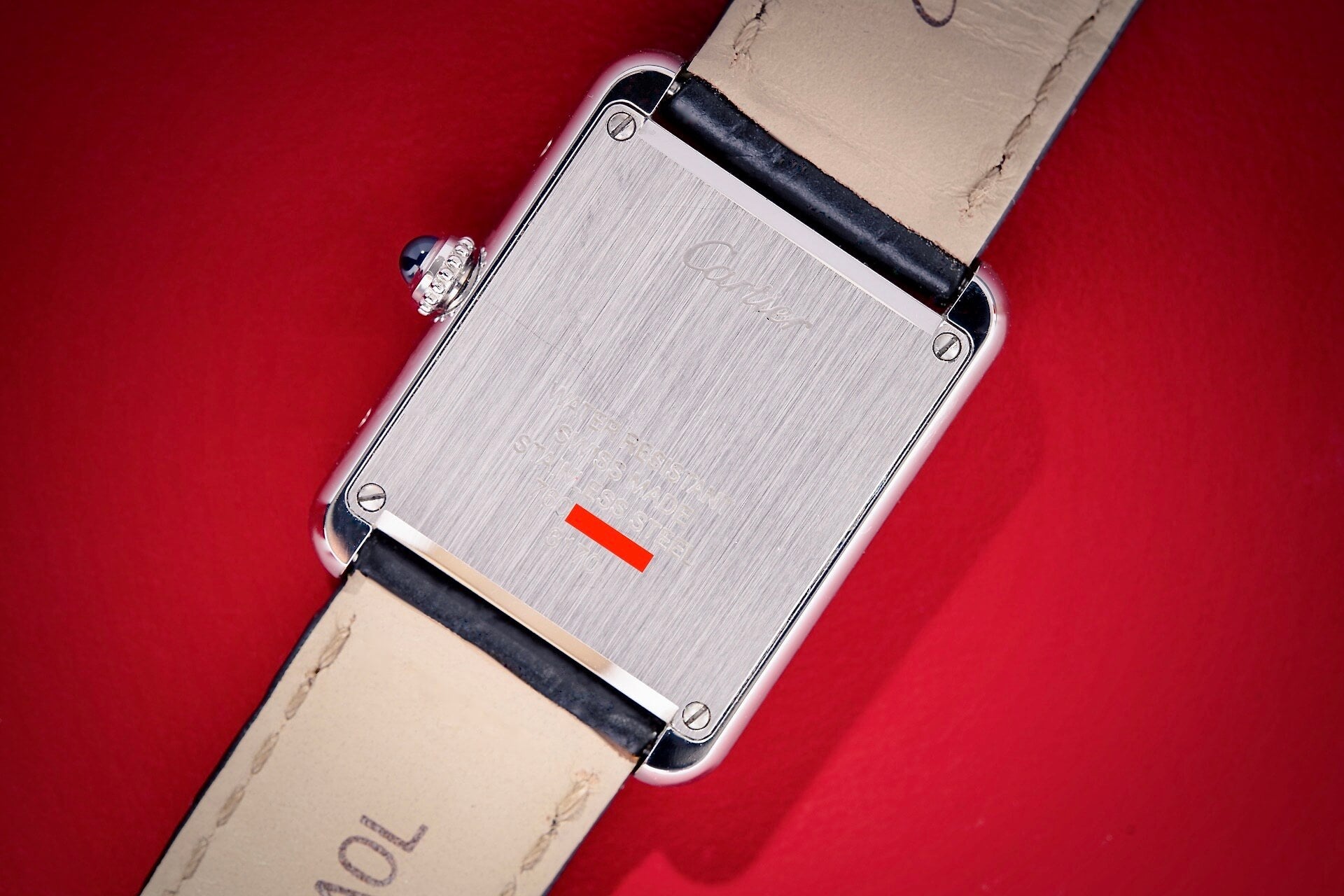 Cartier Tank Solo 3170 'Piano Dial'