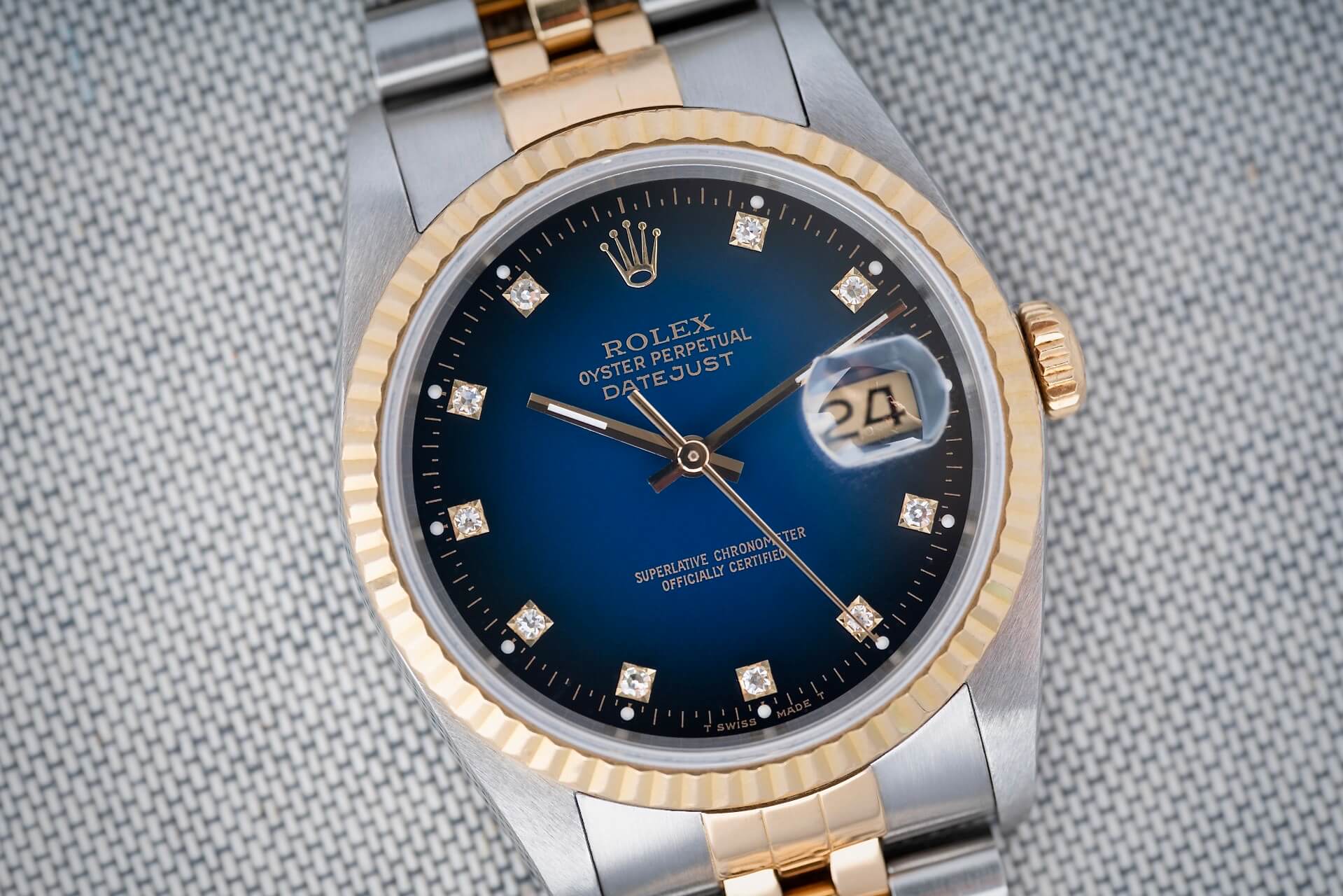 Rolex Datejust 16233 'Blue Vignette'