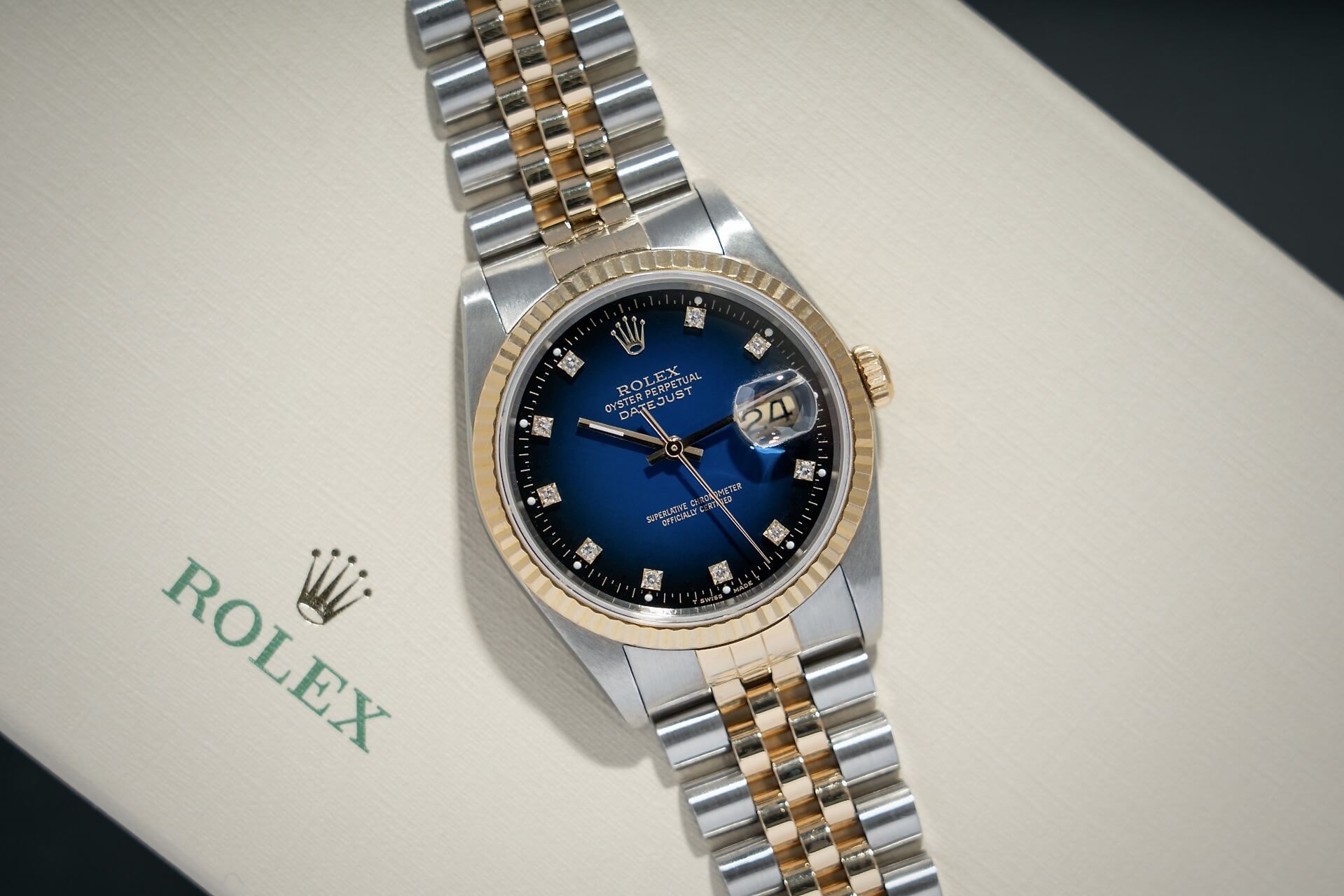 Rolex Datejust 16233 'Blue Vignette'