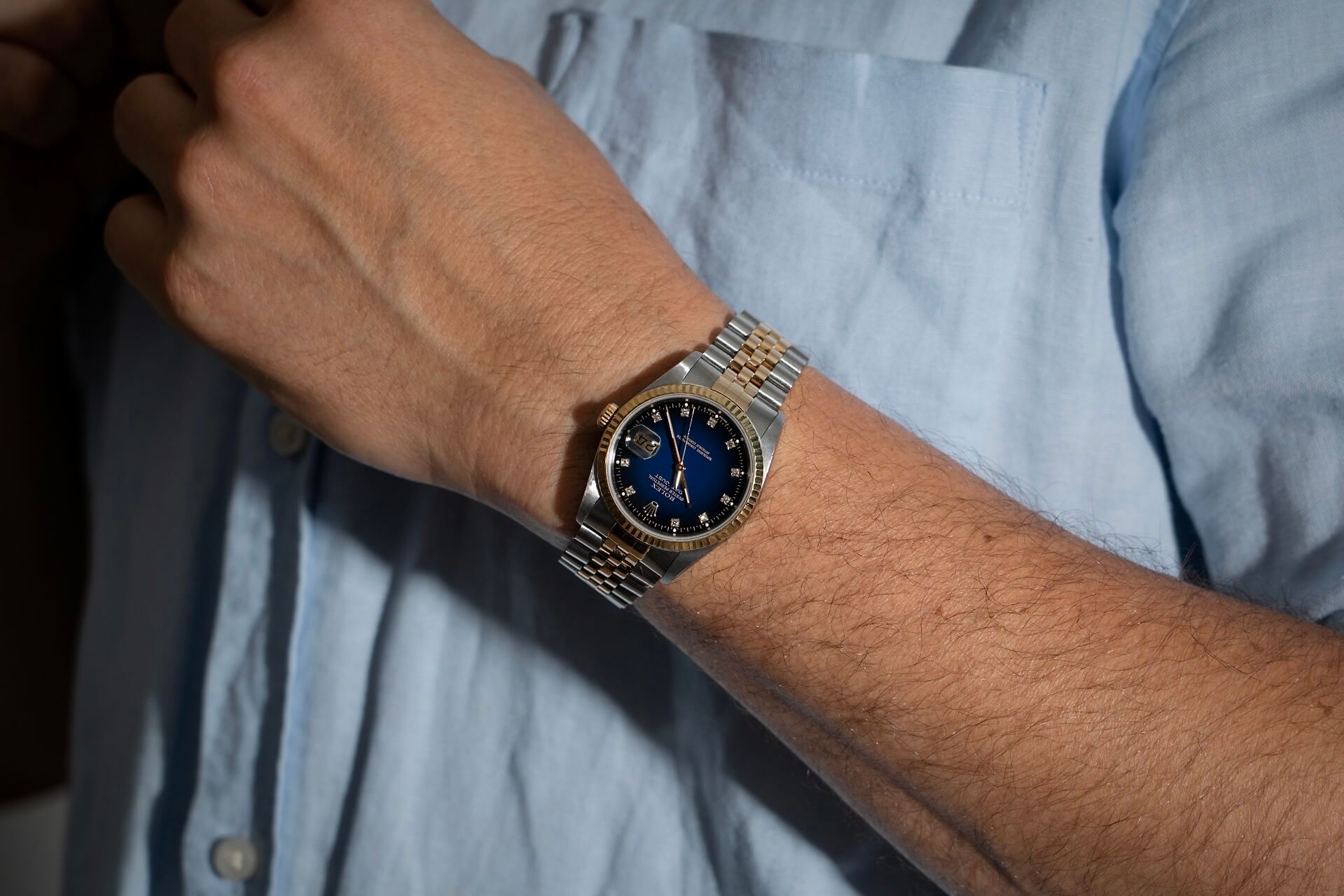 Rolex Datejust 16233 'Blue Vignette'