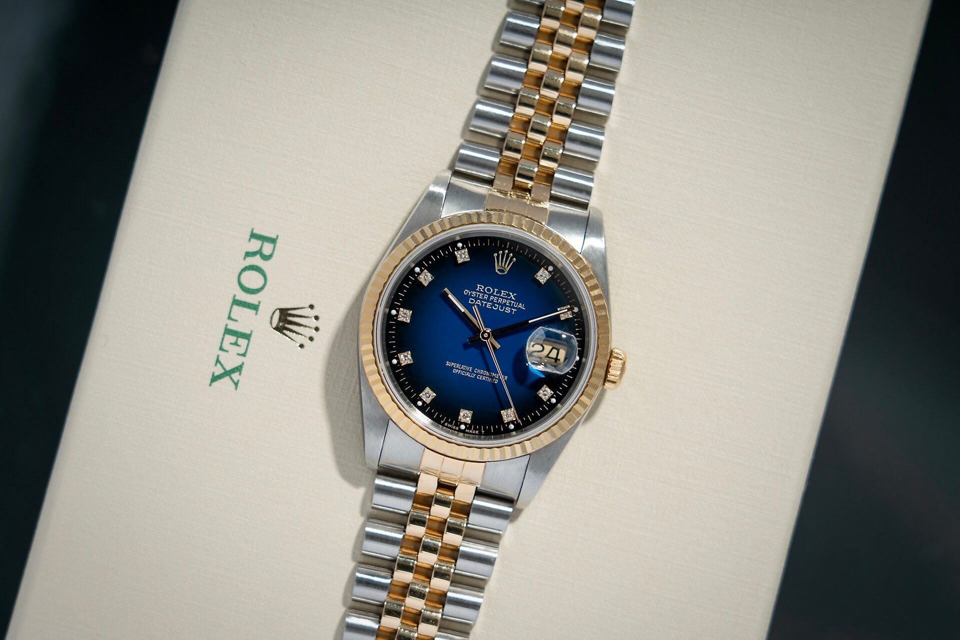 Rolex Datejust 16233 'Blue Vignette'