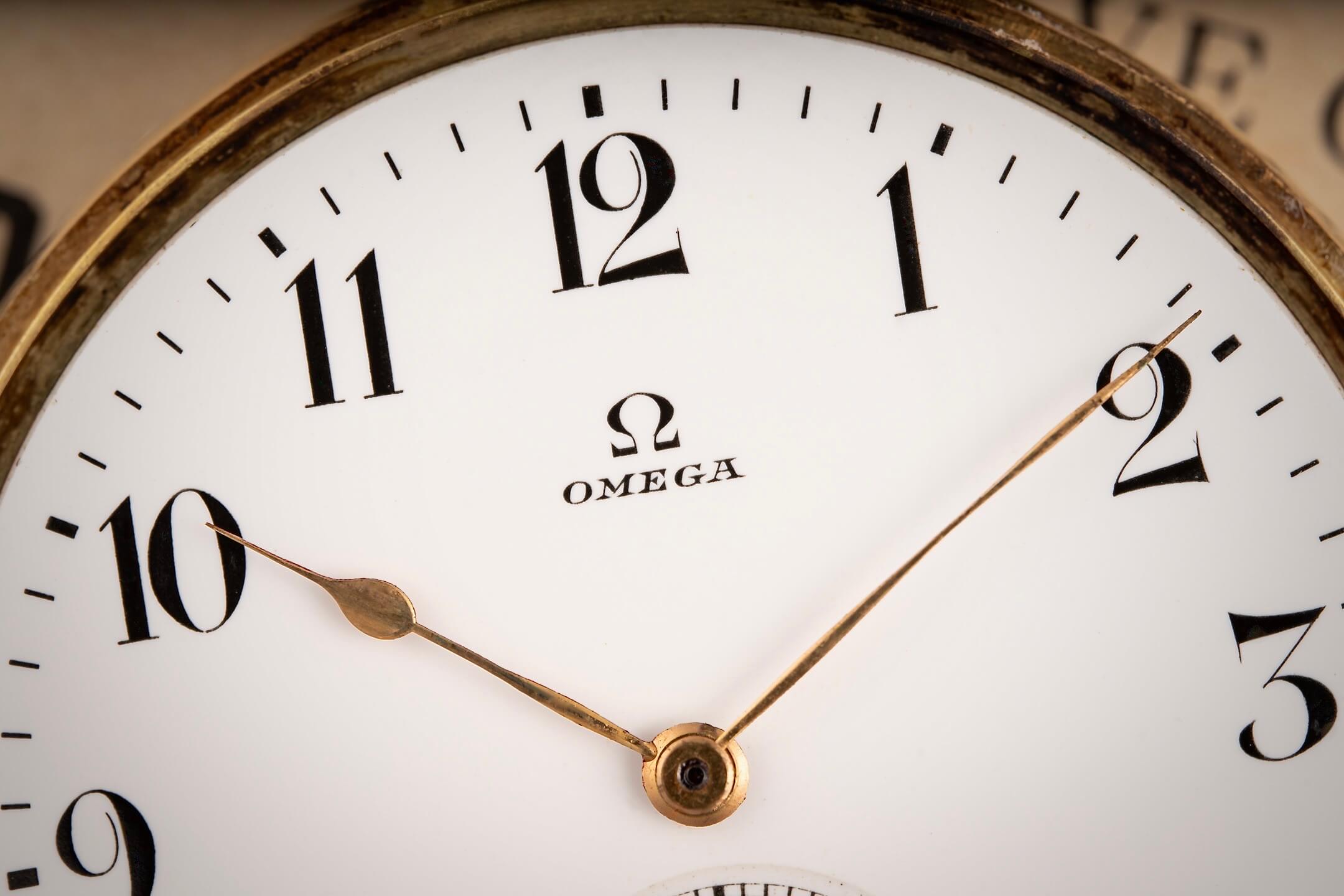 Omega Pocketwatch Enamel Dial