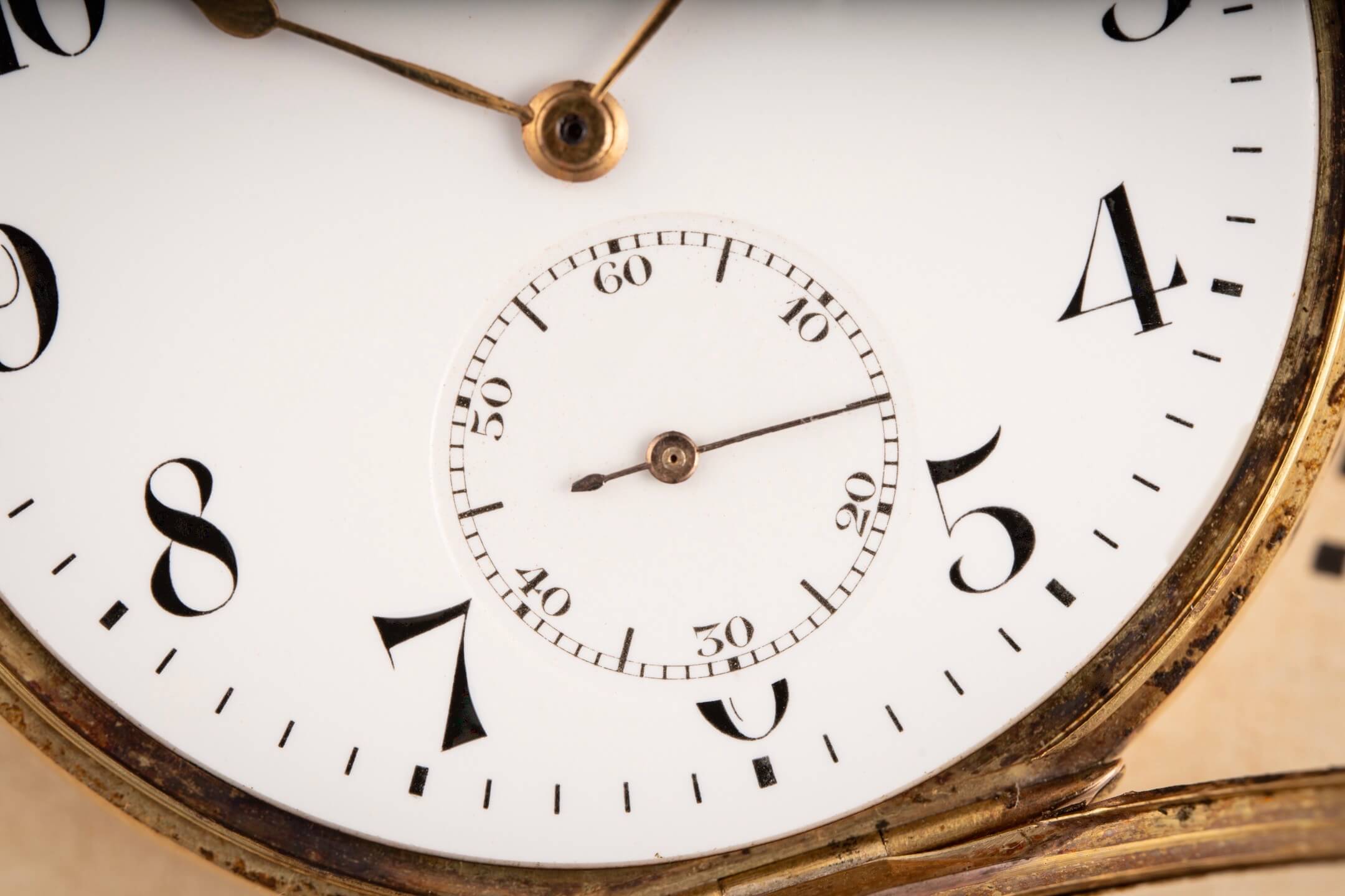 Omega Pocketwatch Enamel Dial