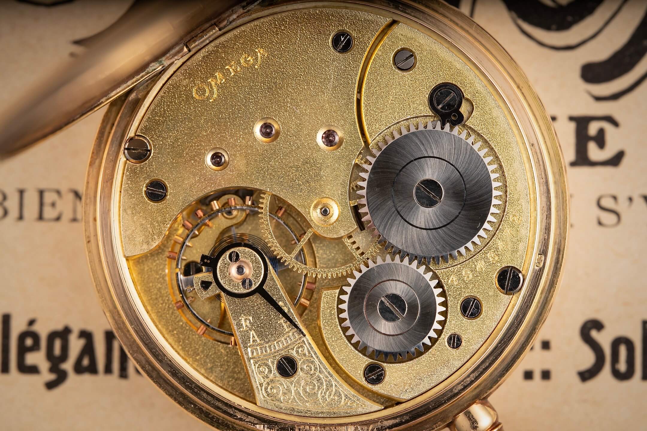 Omega Pocketwatch Enamel Dial