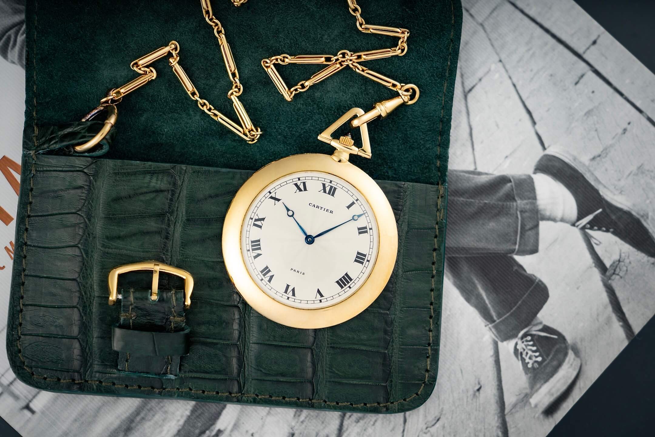 Cartier Pocket Watch 'Knife Case'