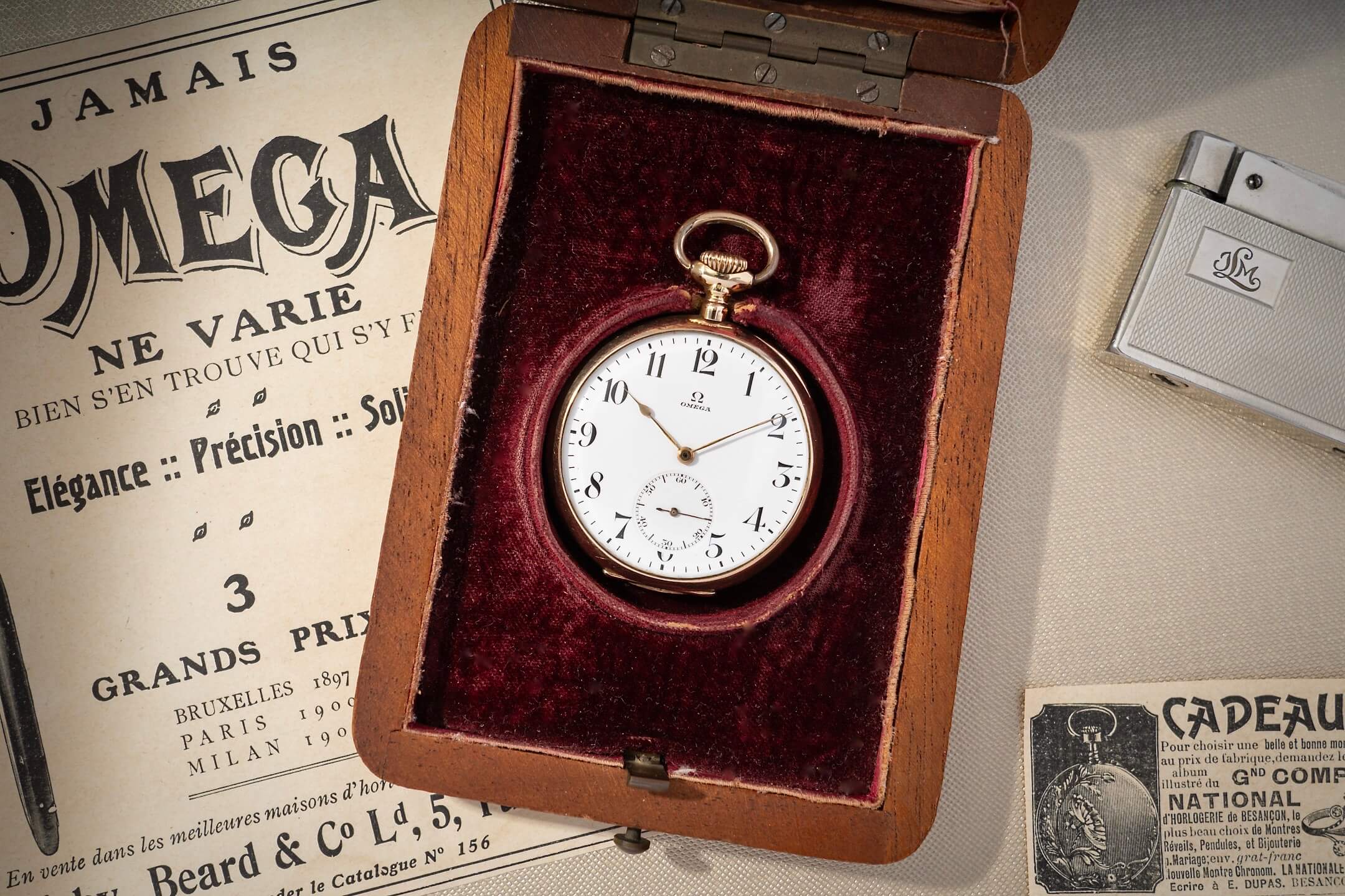 Omega Pocketwatch Enamel Dial