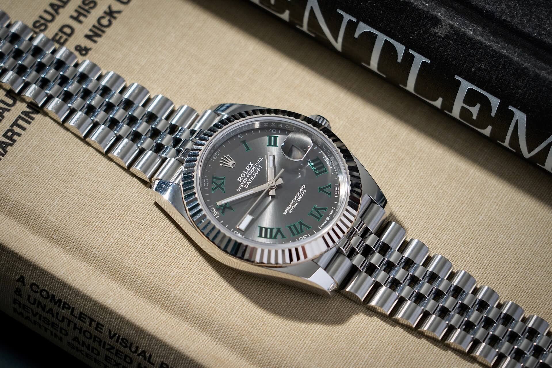Rolex Datejust 126334 'Wimbledon' B&P
