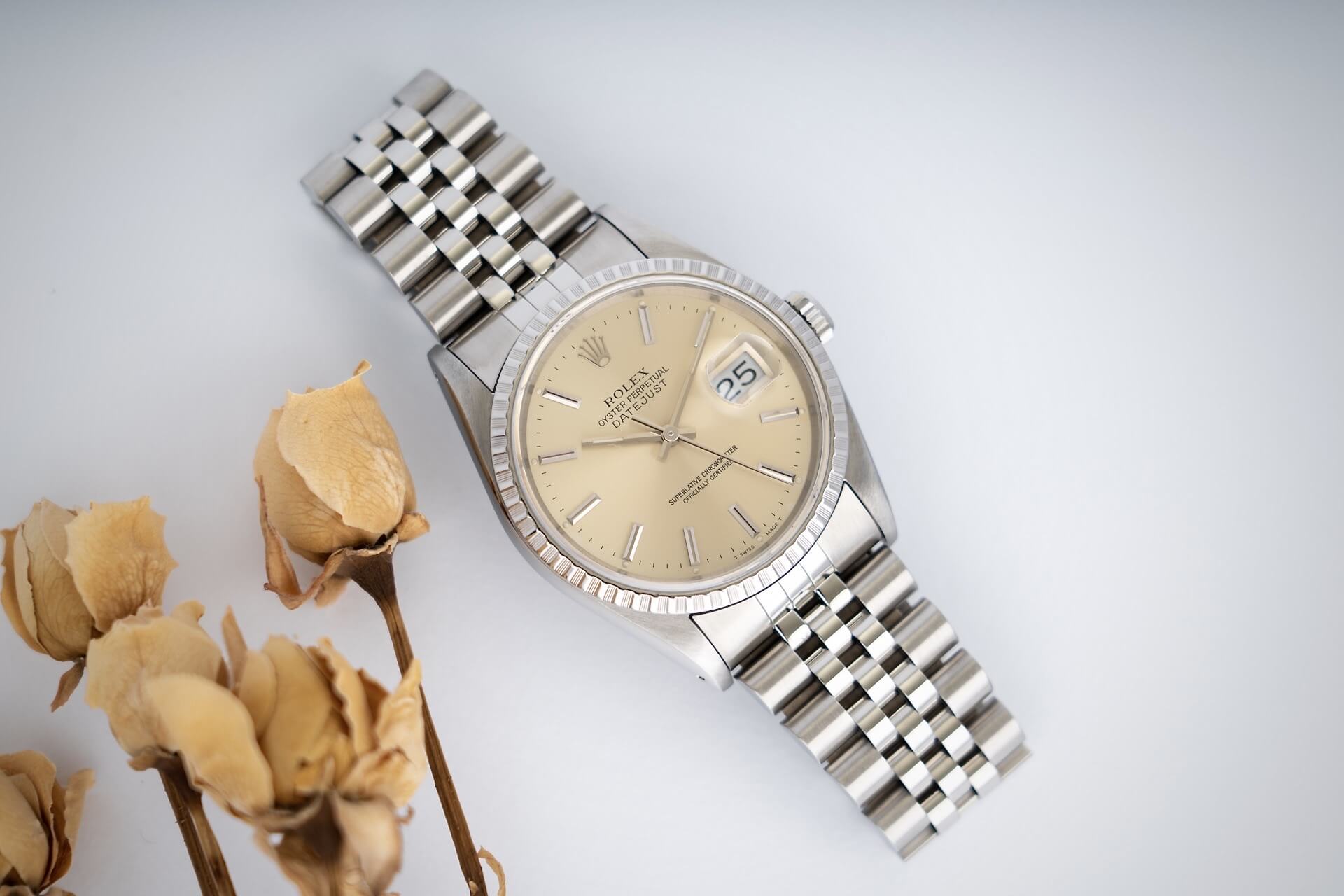 Rolex Datejust 16220 'Champagne'