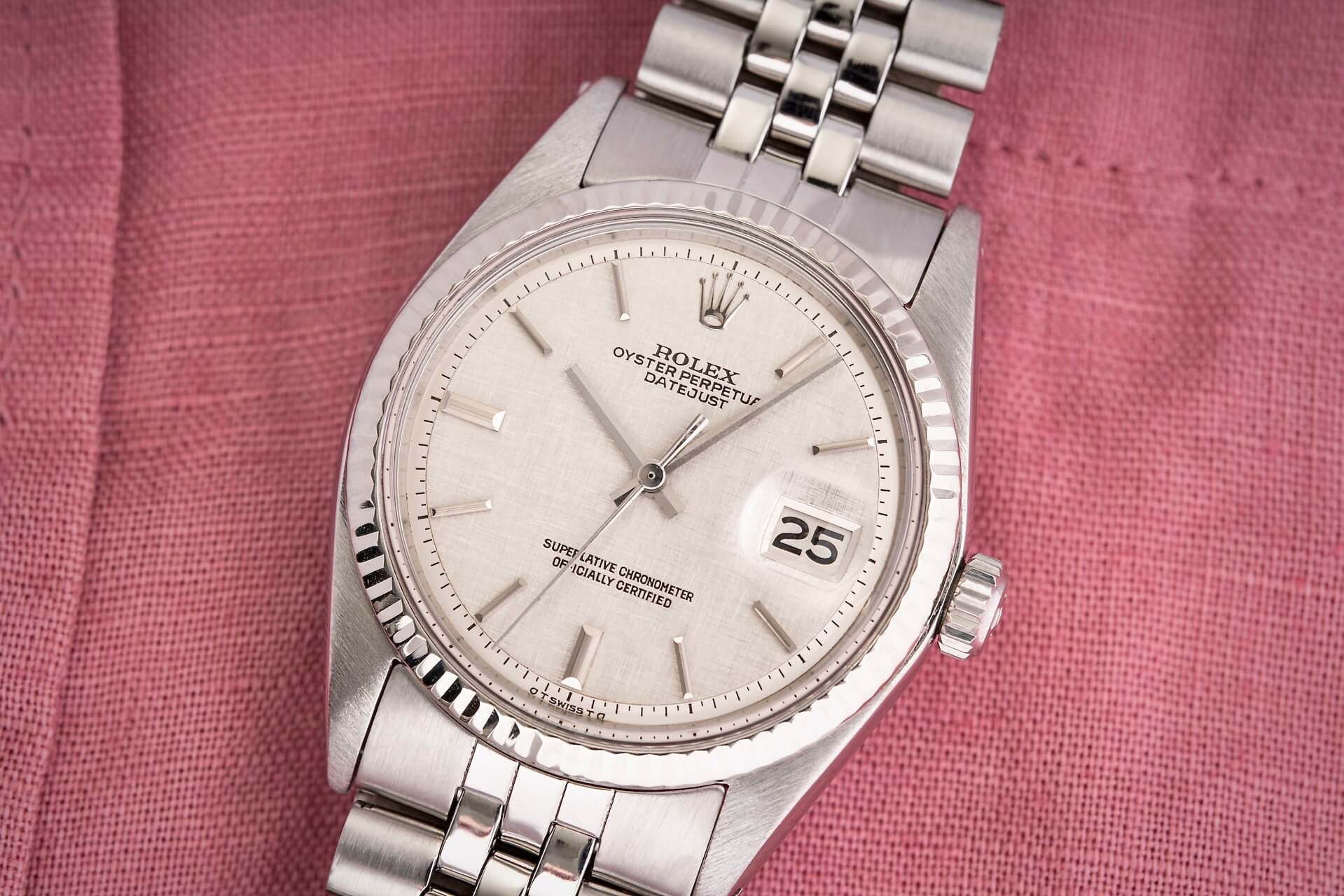 Rolex Datejust 1601 'Sigma Linen' Dial