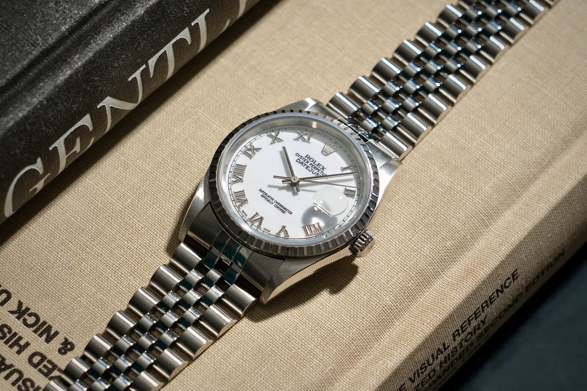 Rolex Datejust 16220 'Porcelain Dial'