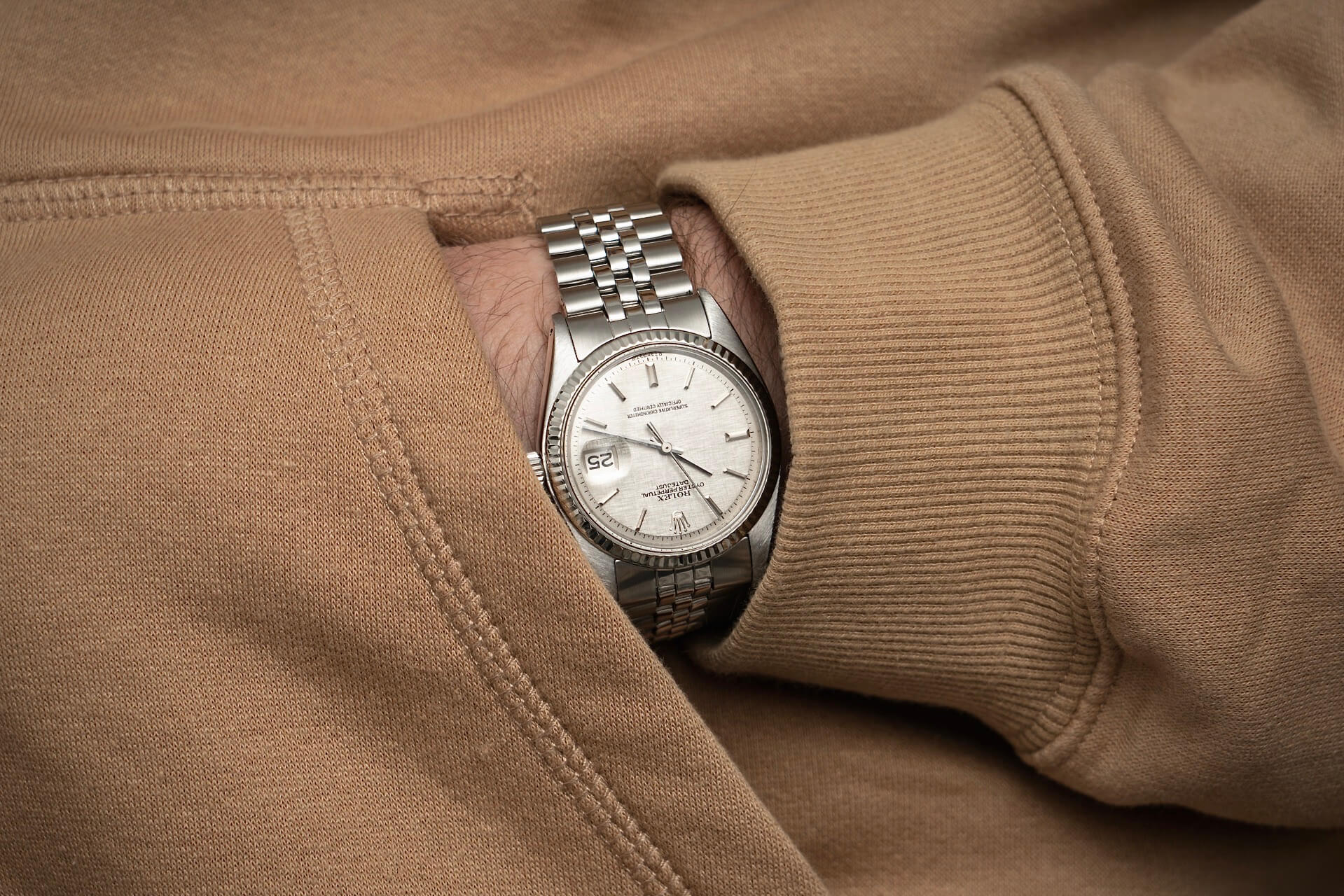 Rolex Datejust 1601 'Sigma Linen' Dial