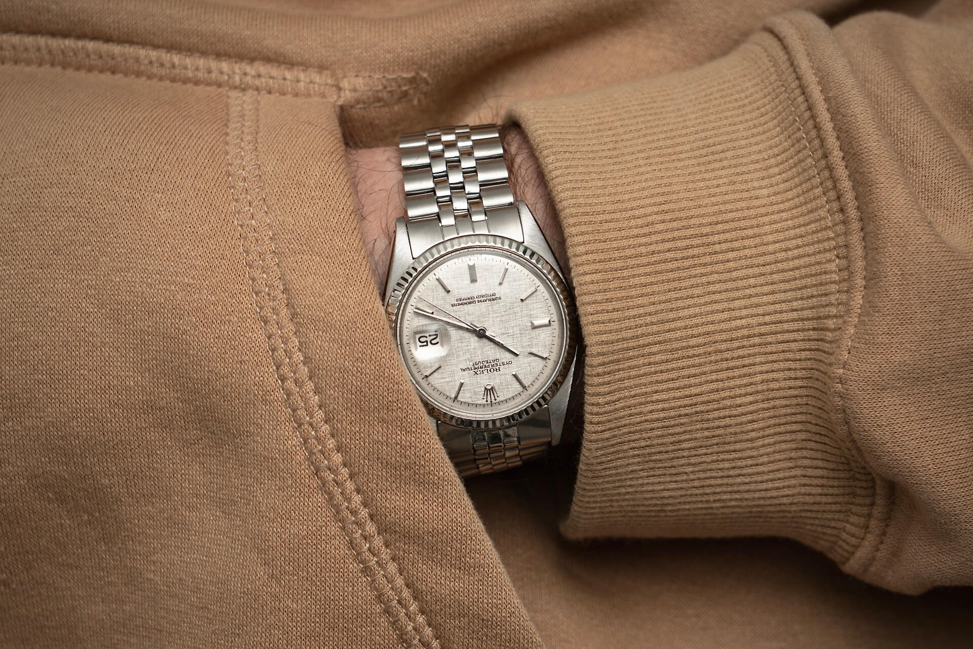 Rolex Datejust 1601 'Sigma Linen' Dial