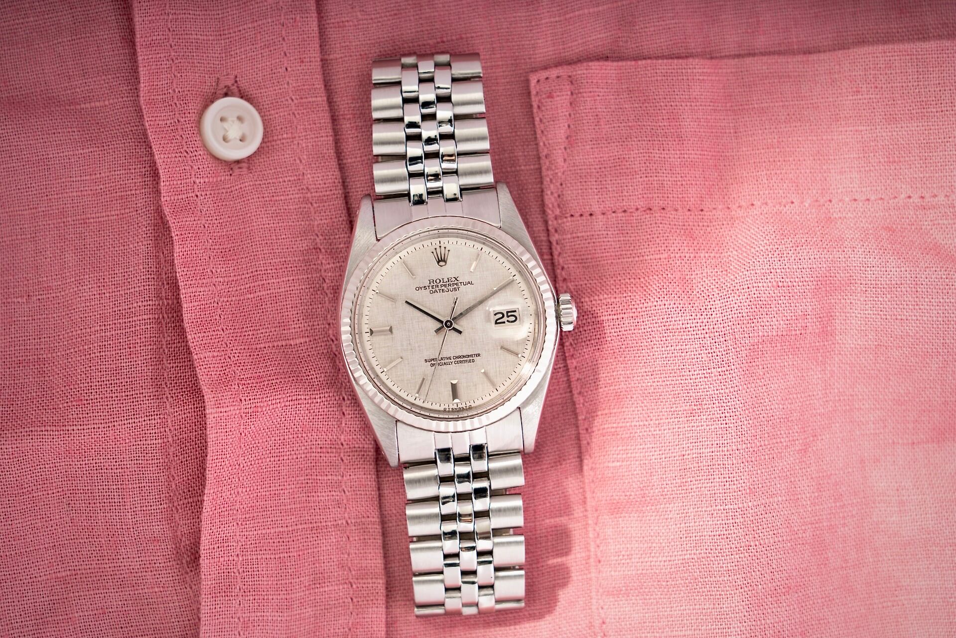 Rolex Datejust 1601 'Sigma Linen' Dial