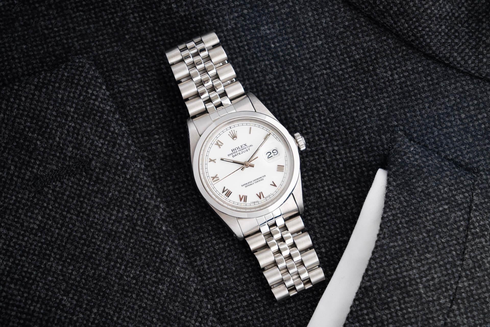 Rolex Datejust 16000 'Porcelain Dial'