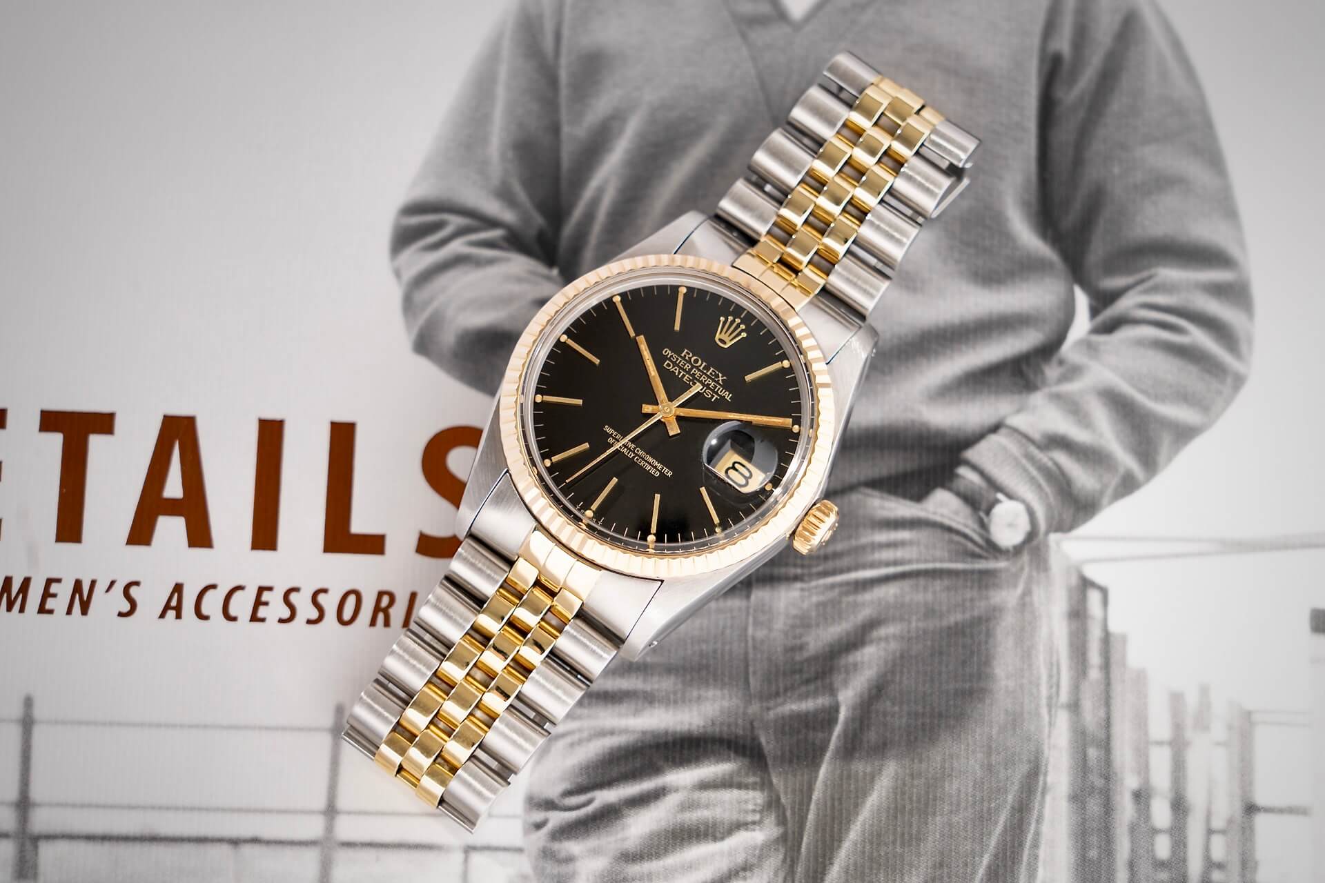 Rolex Datejust 16013 'Smokey Black'