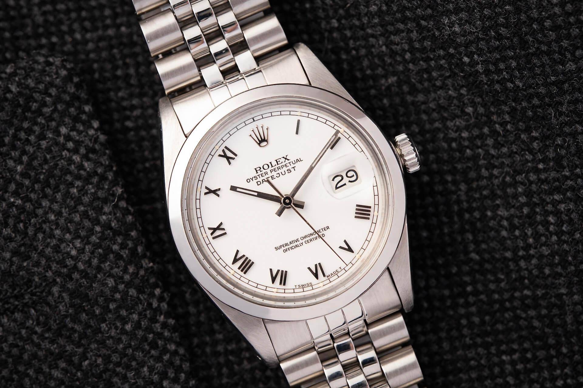 Rolex Datejust 16000 'Porcelain Dial'