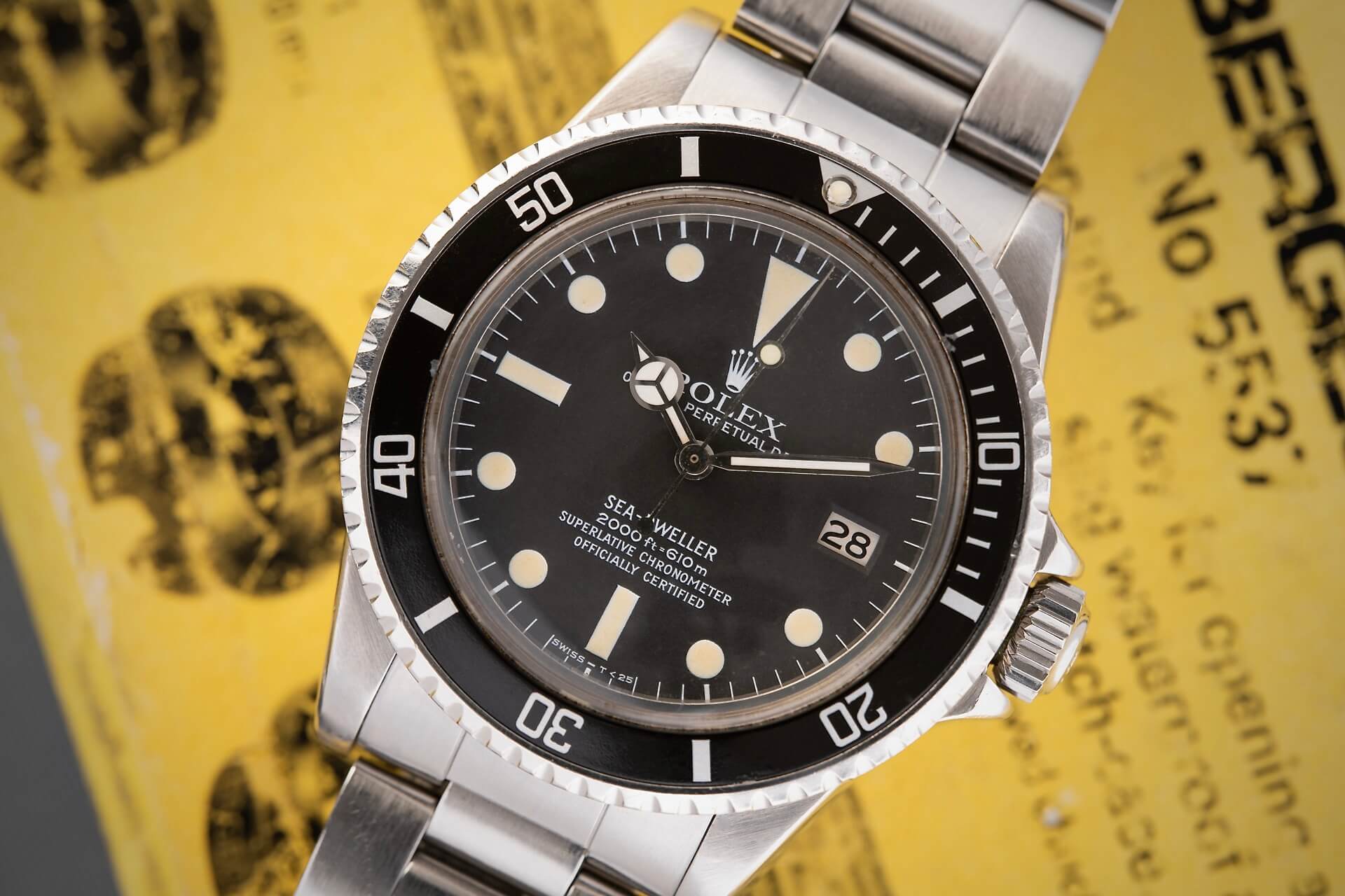 Rolex Sea-dweller 1665 MK1 'Great White'