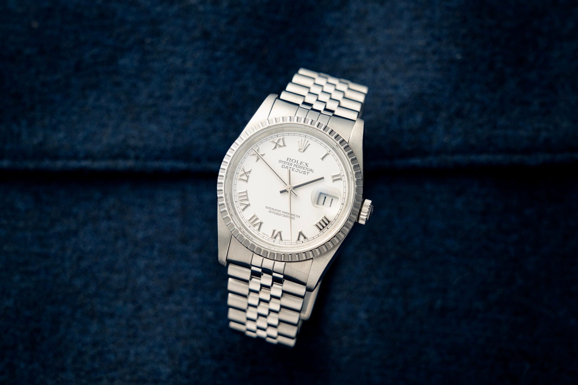 Rolex Datejust 16220 'Porcelain Dial'