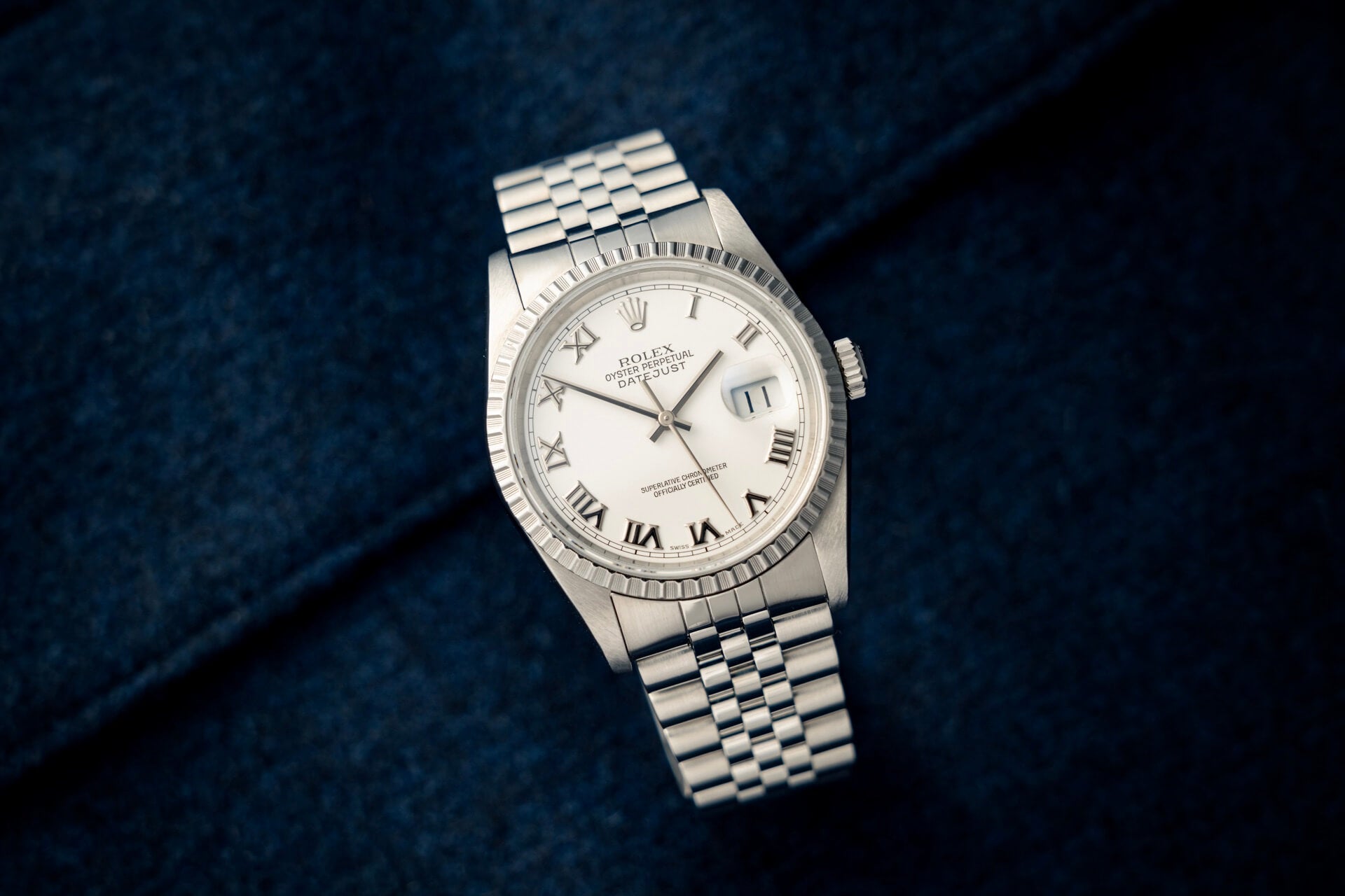 Rolex Datejust 16220 'Porcelain Dial'