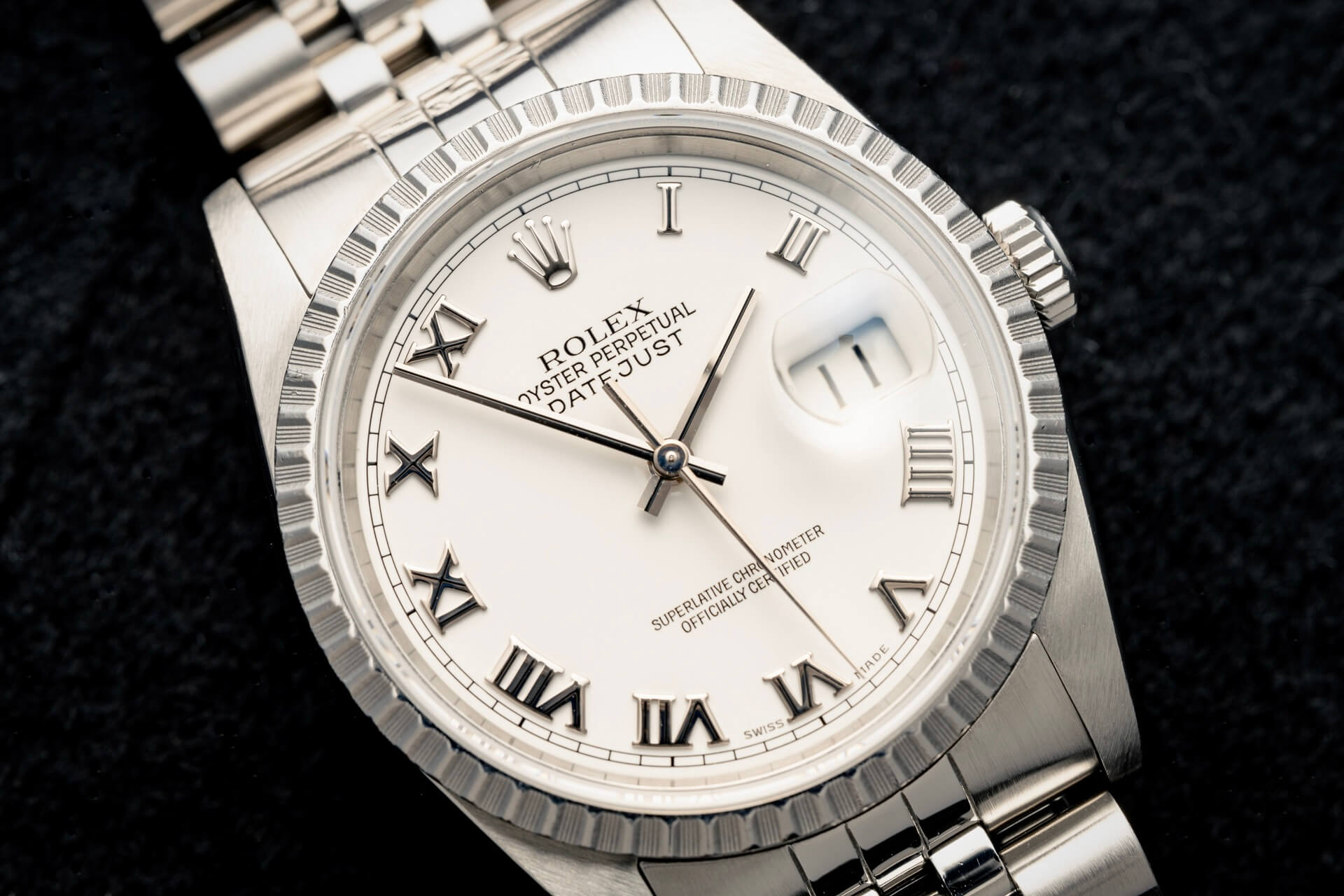 Rolex Datejust 16220 'Porcelain Dial'