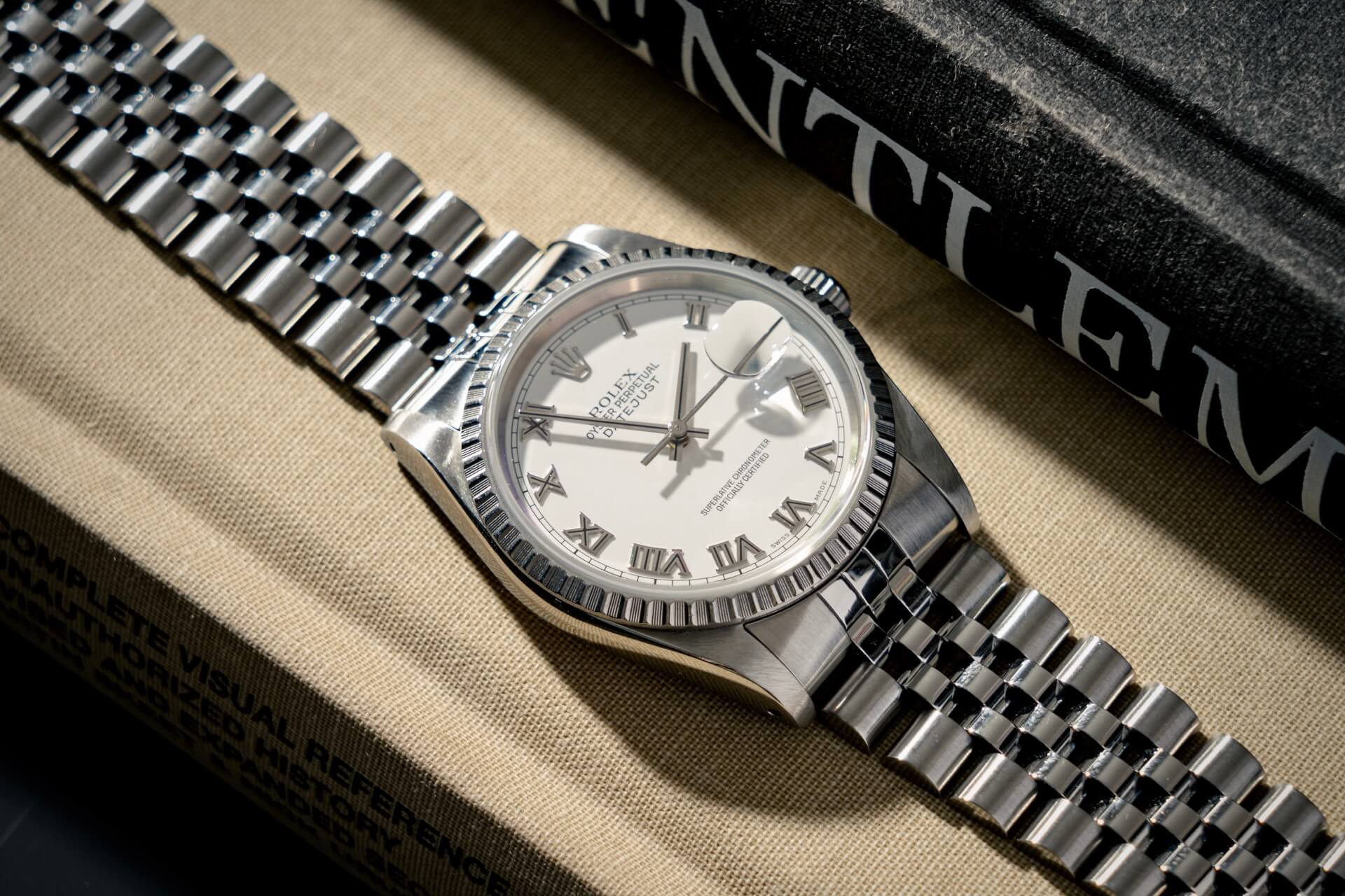 Rolex Datejust 16220 'Porcelain Dial'