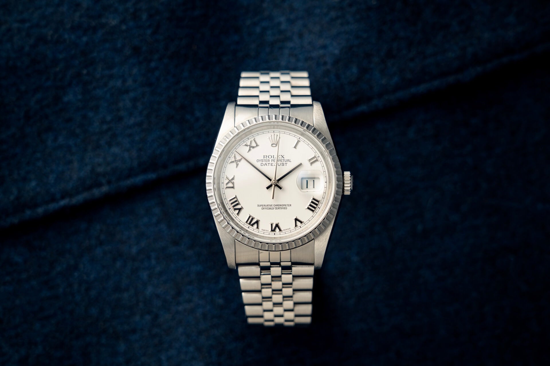 Rolex Datejust 16220 'Porcelain Dial'