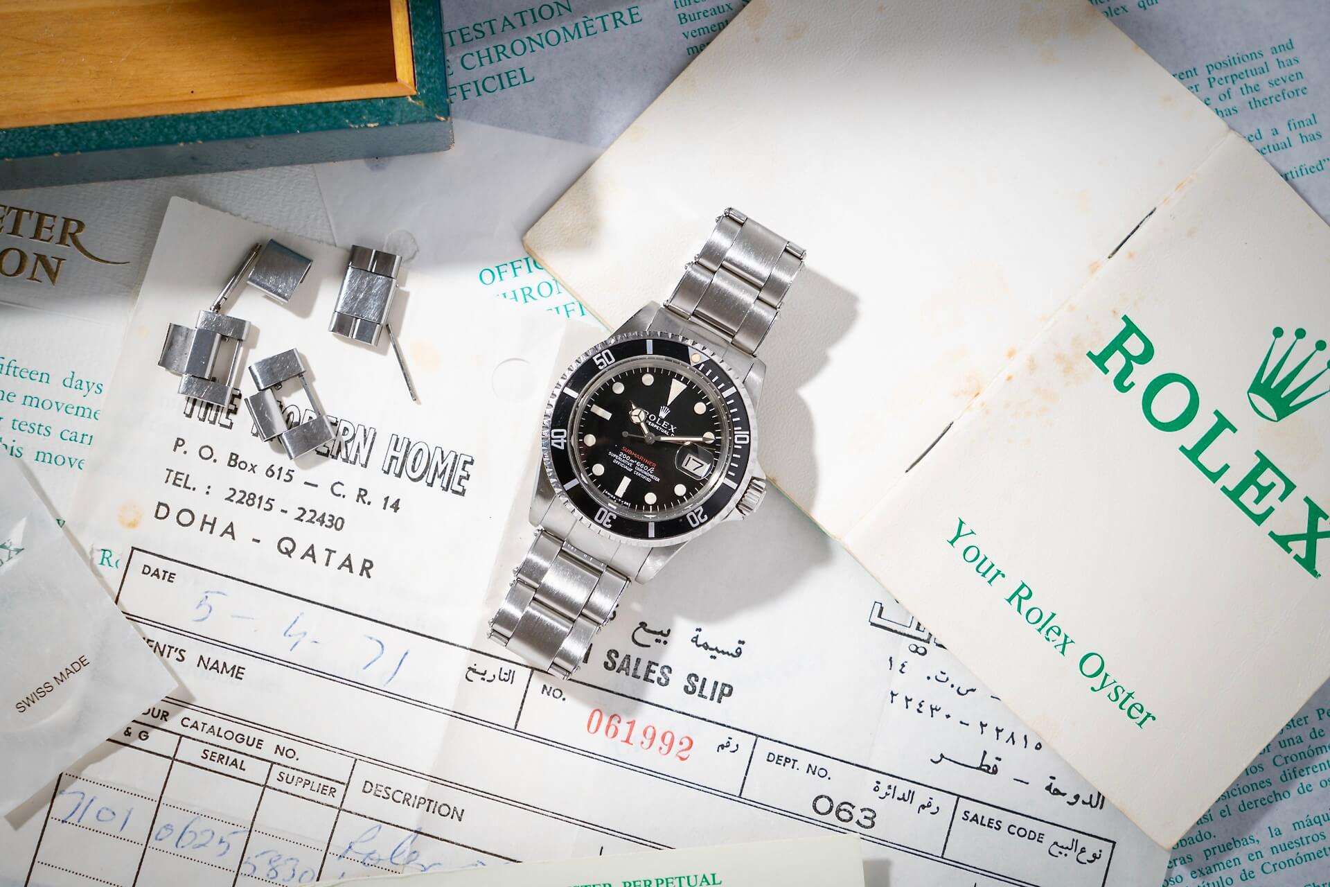 Rolex Submariner 1680 Red MK1 B&P