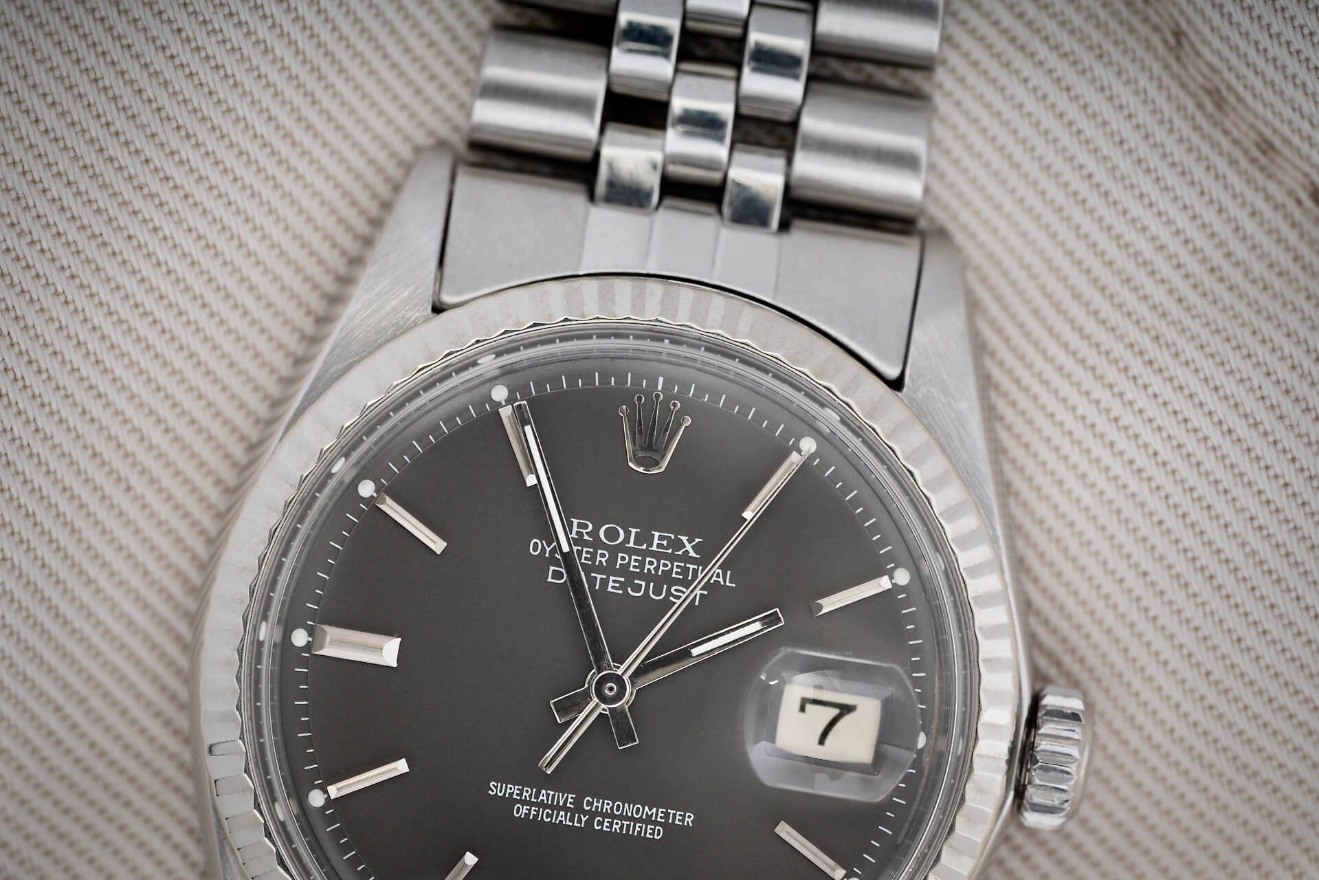 Rolex Datejust 1601 'Charcoal Dial'