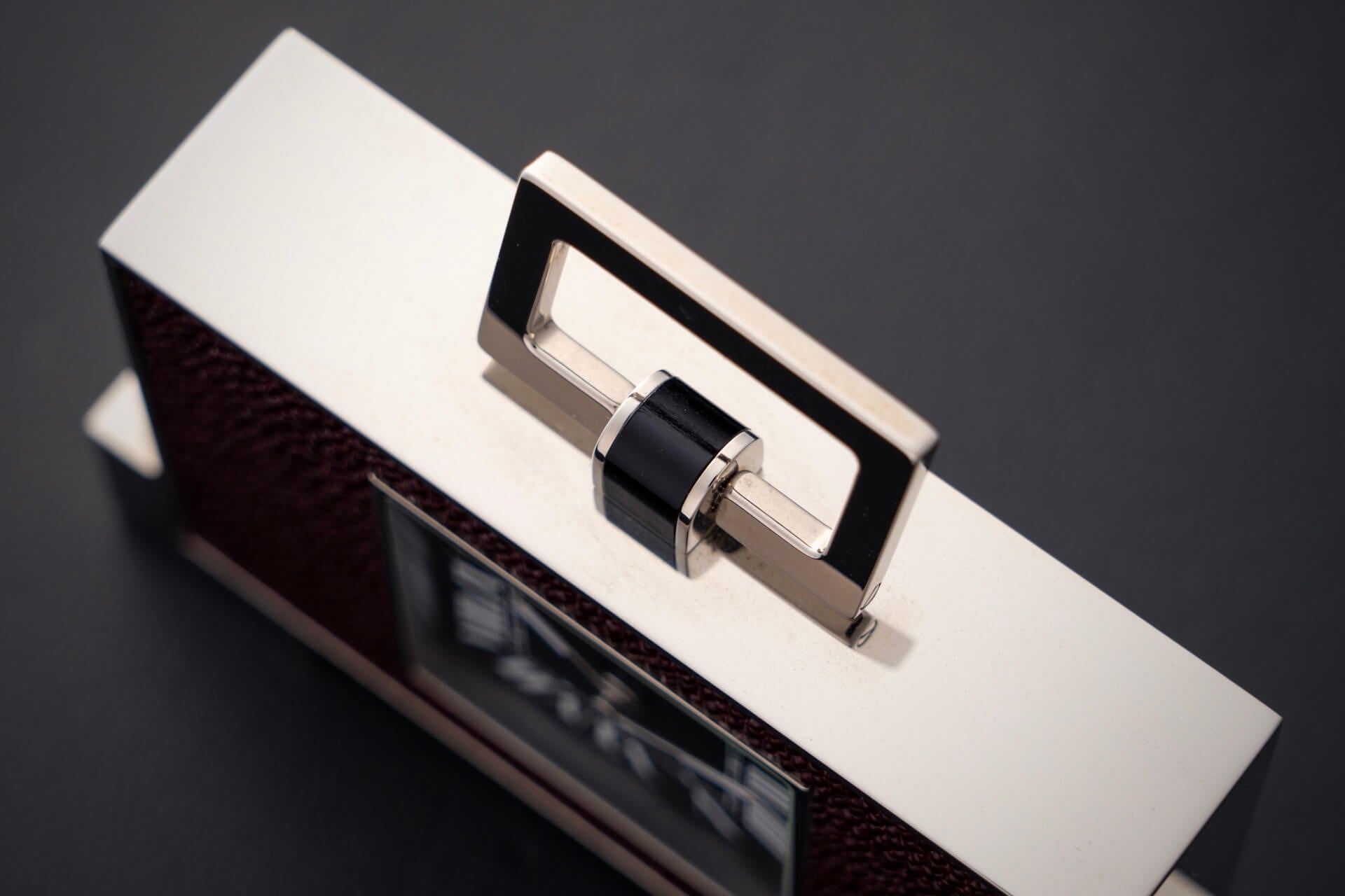 Cartier Desk Clock - Pendulette Stingray Shagreen
