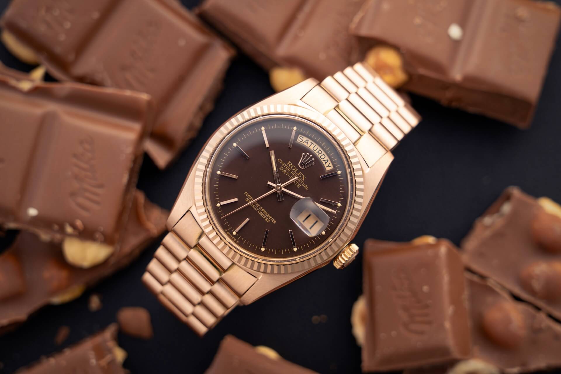 Rolex Day-Date 1803 Rose Gold ‘Chocolate’ Dial